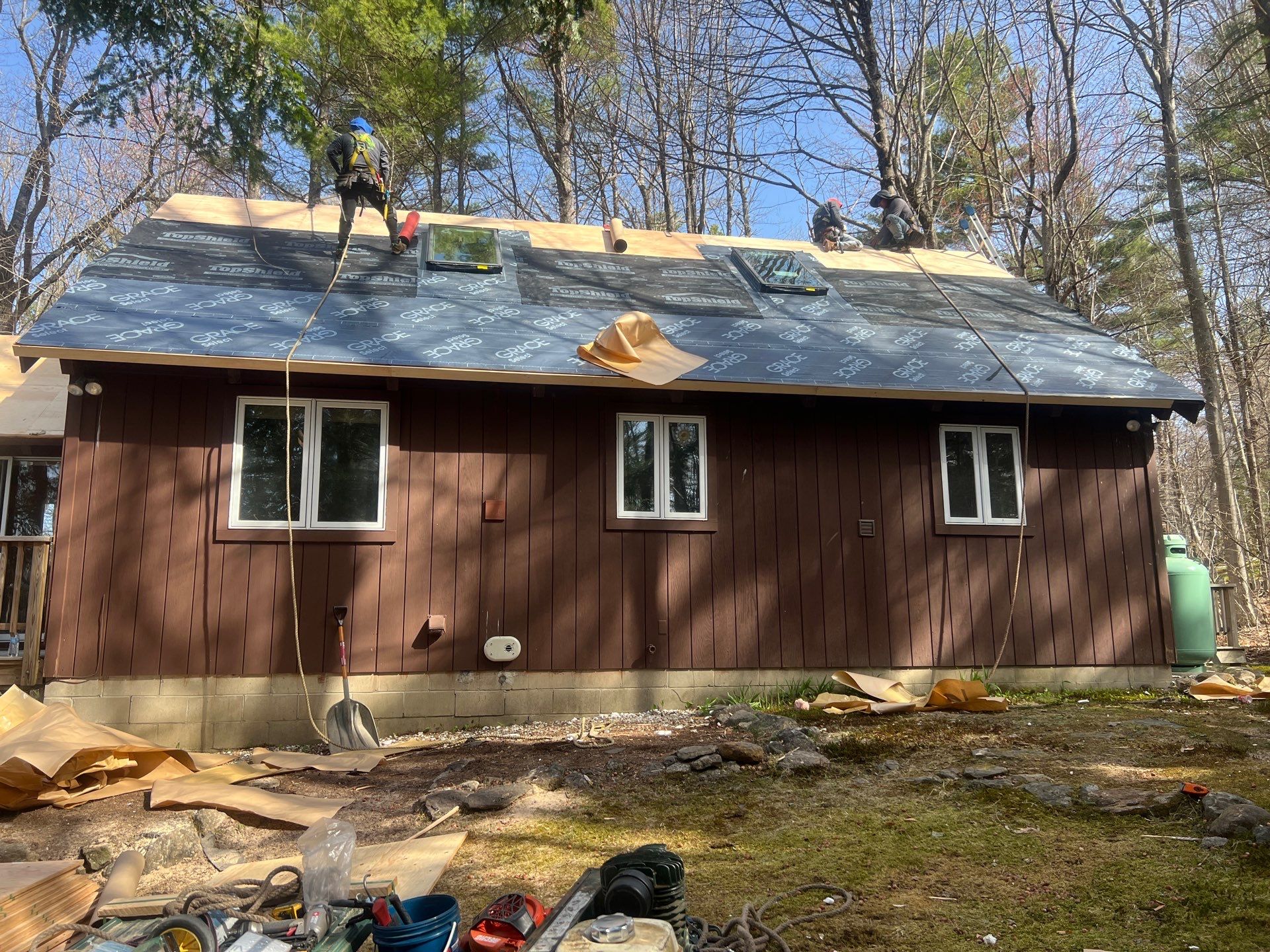 Metal Roof In Moultonborough, NH by Tall pine roofing