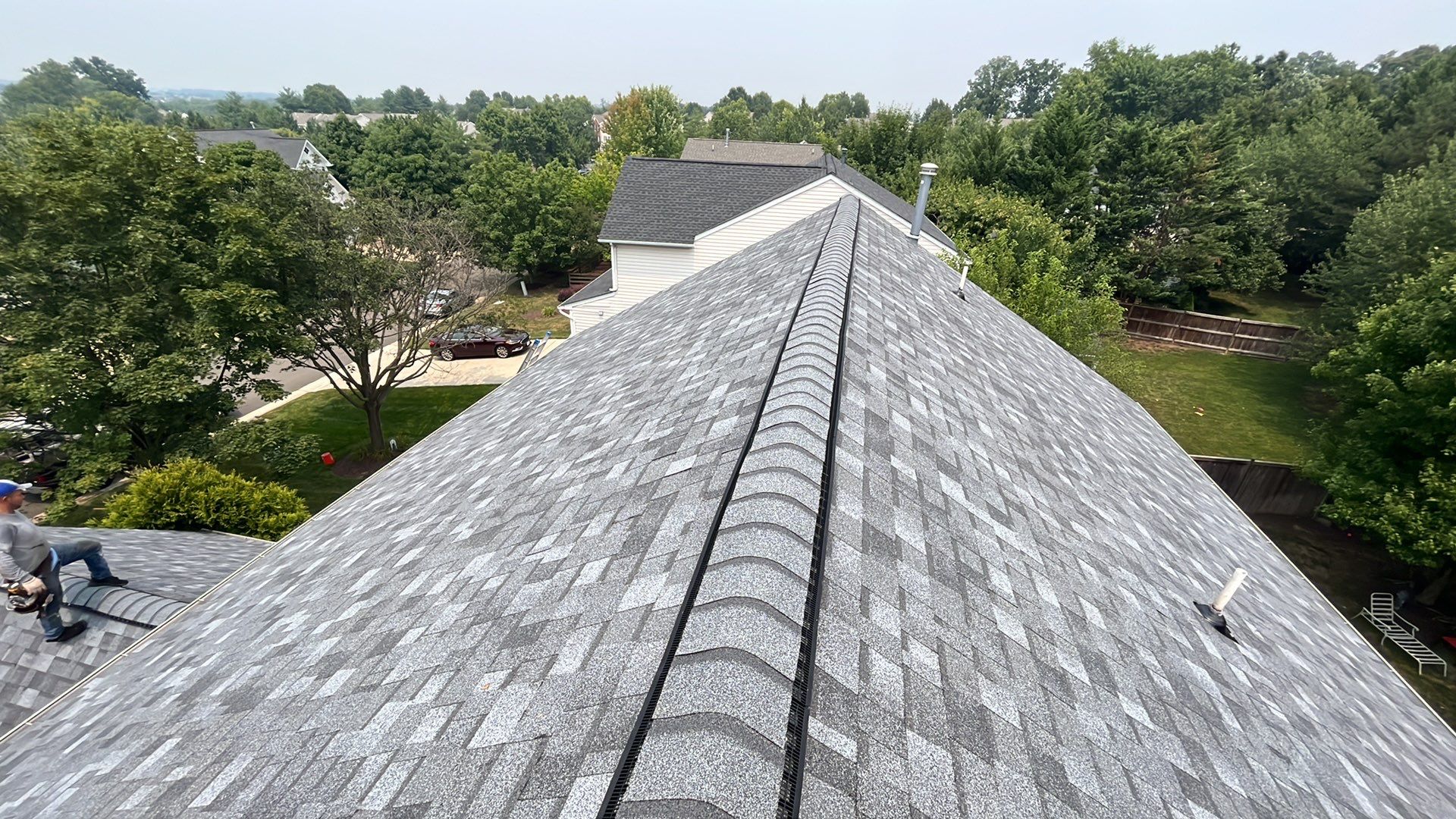 Residential Roof Replacement using Owens Corning TrueDefinition Architectural Shingle by RJC General Construction, LLC.