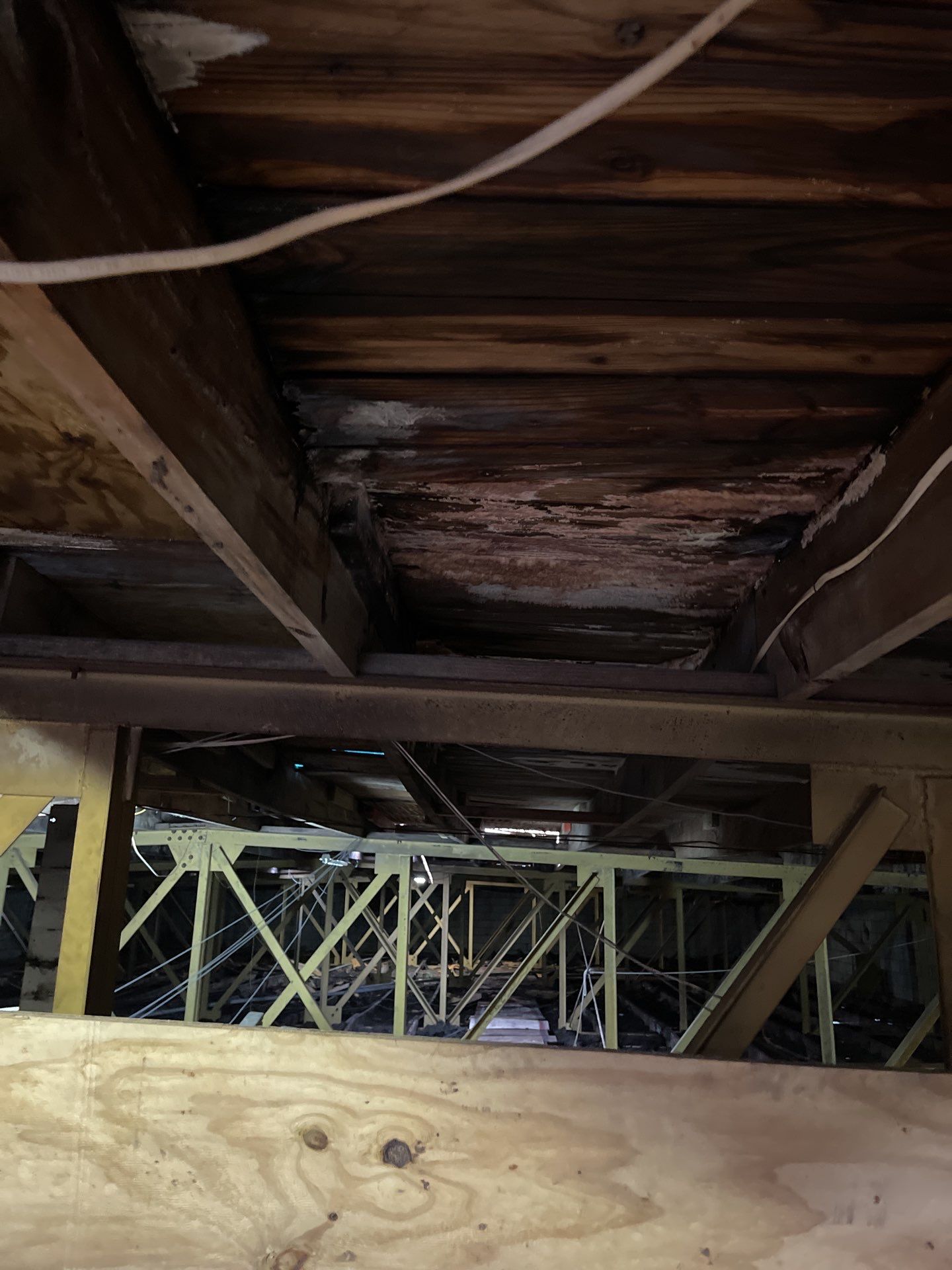 truses repair and new deking  by Xtreme interior company LLC