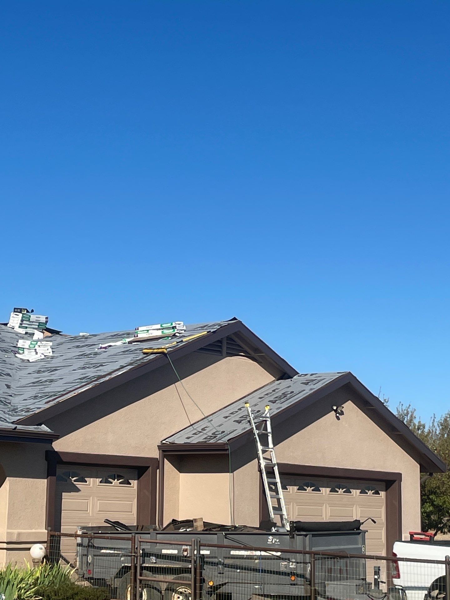 Residential Roofing Installation using Malarkey Vista Sienna Blend by Badger Roofing