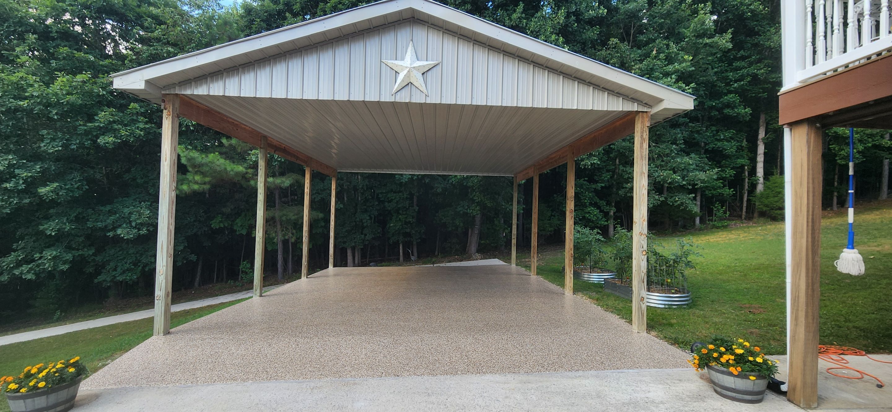 Carport and Gazebo Upgrade! by Elite Floor Solutions