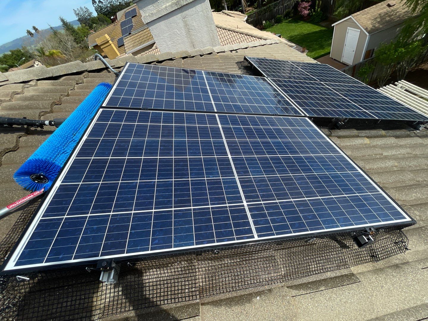 Solar Panel Bird Proofing-Morgan Hill by All One Solar Shine
