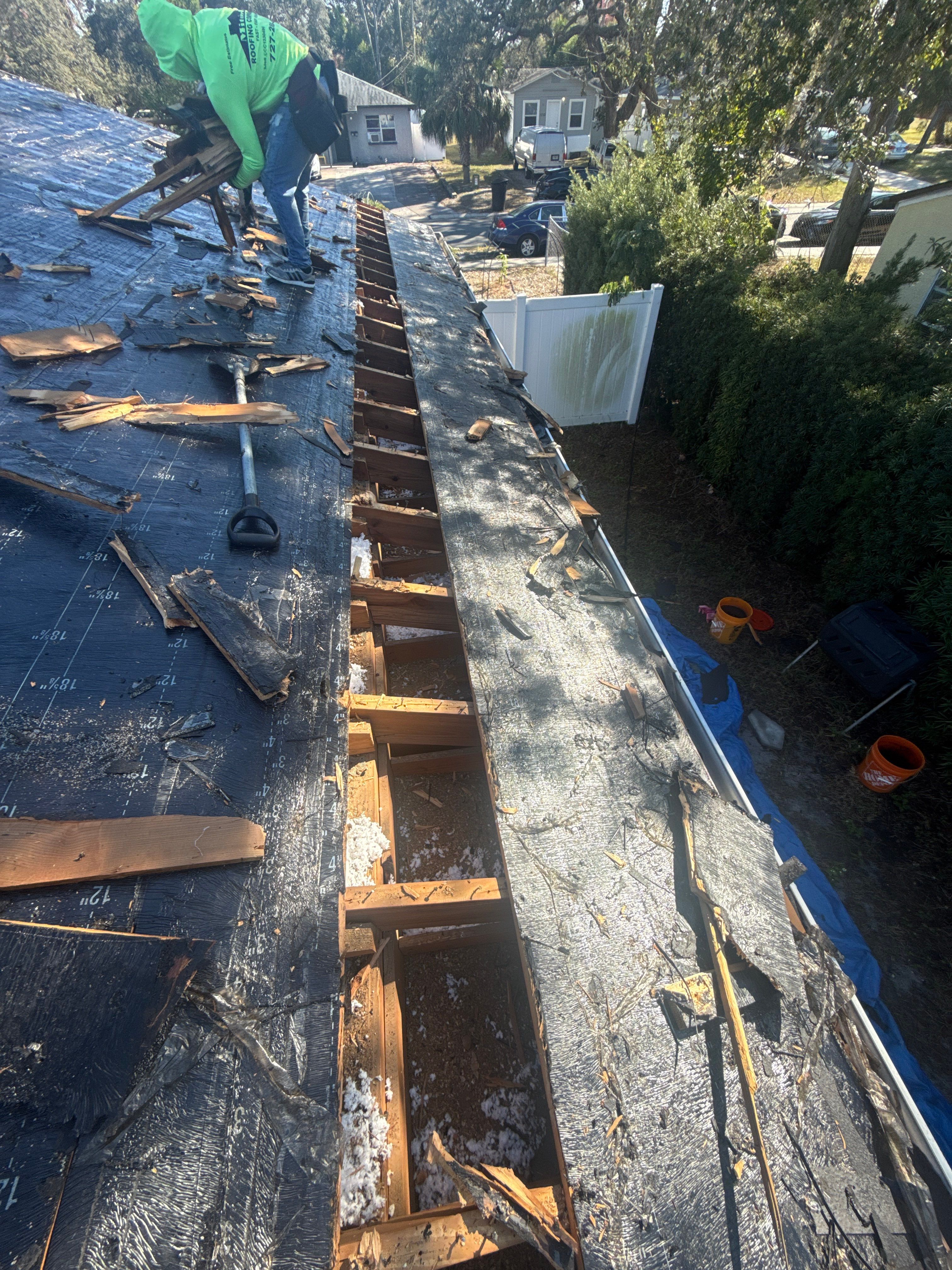 Project in St. Petersburg 33711 by Mitchell Roofing Company LLC