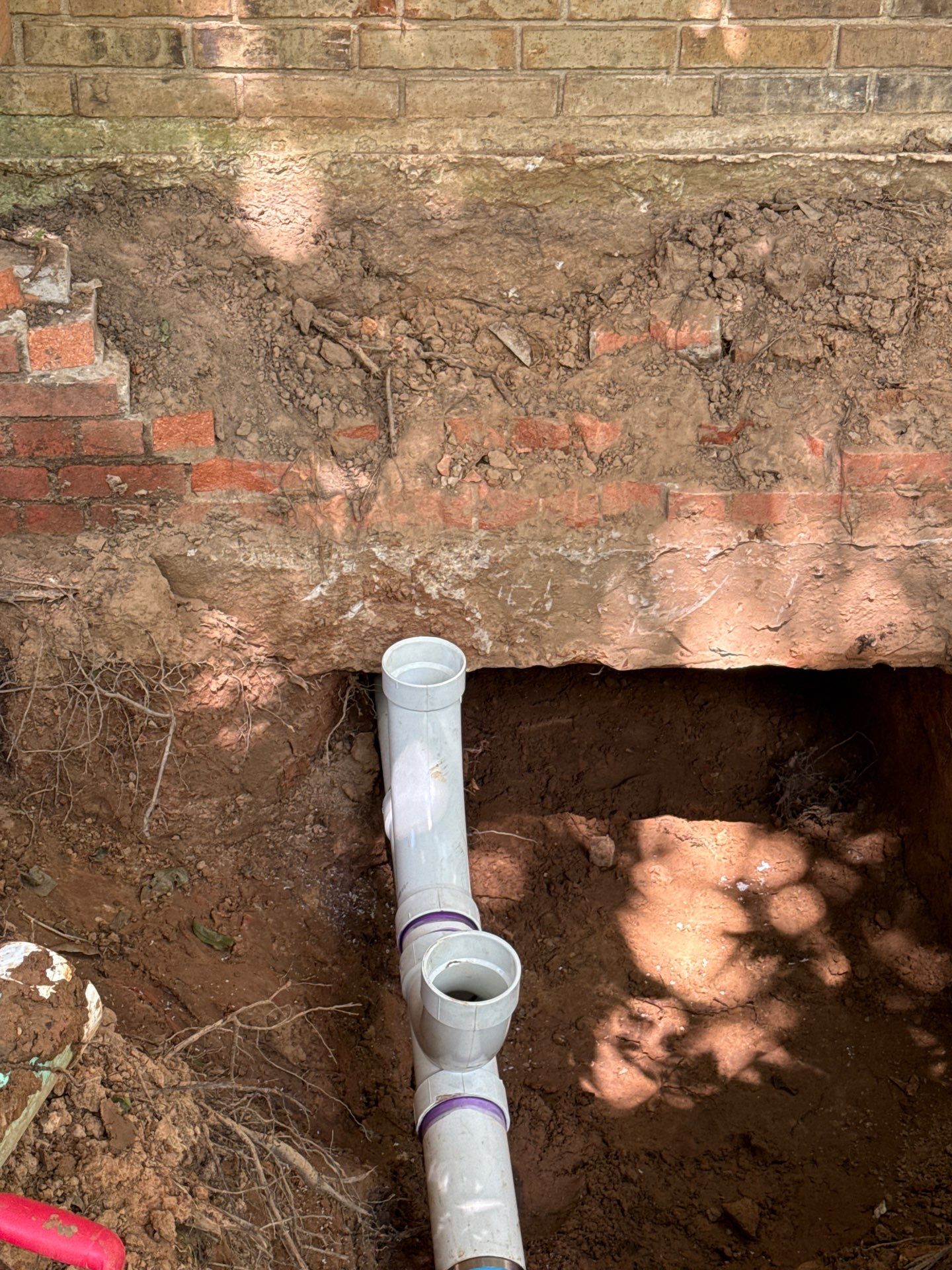 Drain Repipe Project in Mt Vernon by Rub-A-Dub Plumbing