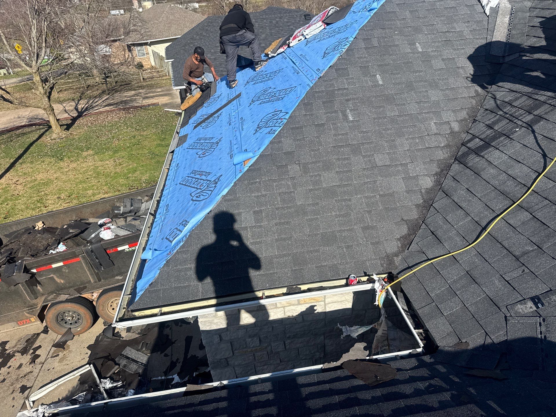 Residential Roofing Install - Atlas Pinnacle Pristine Shingles - Color Black Shadow  by Titan Commercial & Residential Roofing 