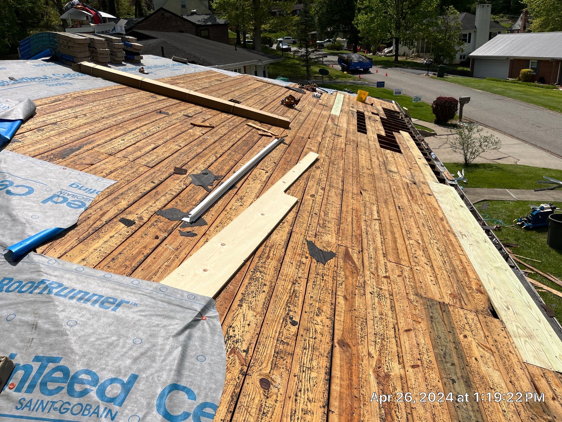 Residential Roofing Installation using Certainteed Landmark Pro Shingles by Fahey Roofing + Contracting