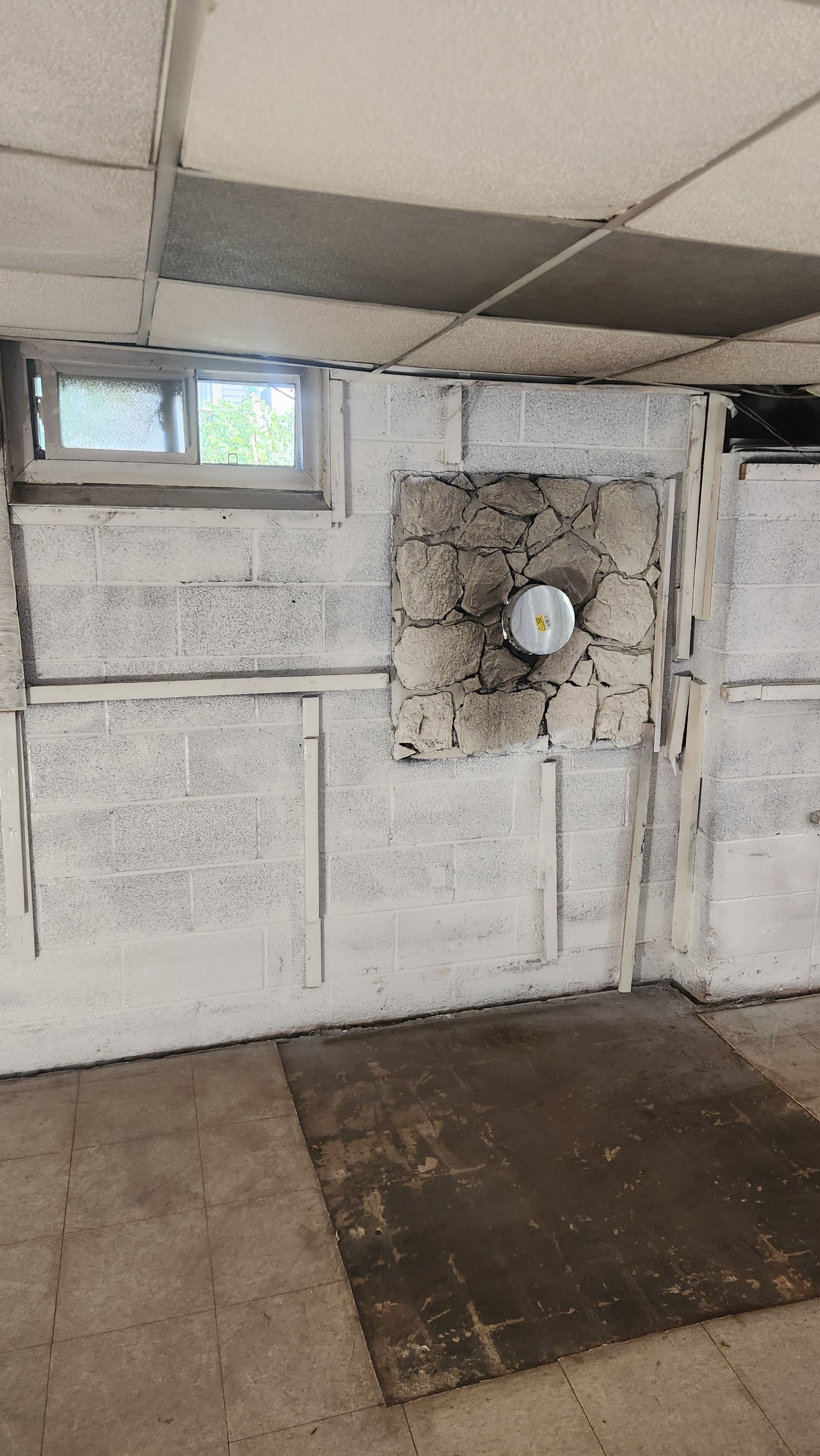 Interior French Drain & Mold Remediation Project in Manville, New Jersey by Pure Service Pro, LLC 