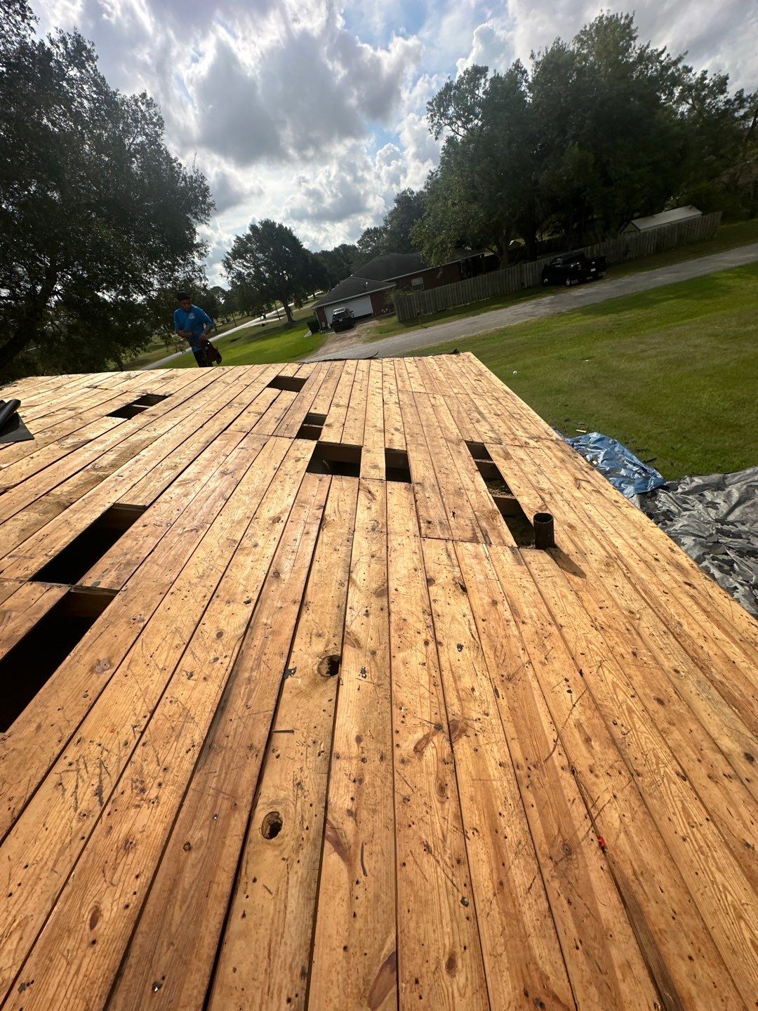 Residential Roofing Installation using Owen's Corning Duration (Lifetime) Shingles by Roof Repair Company