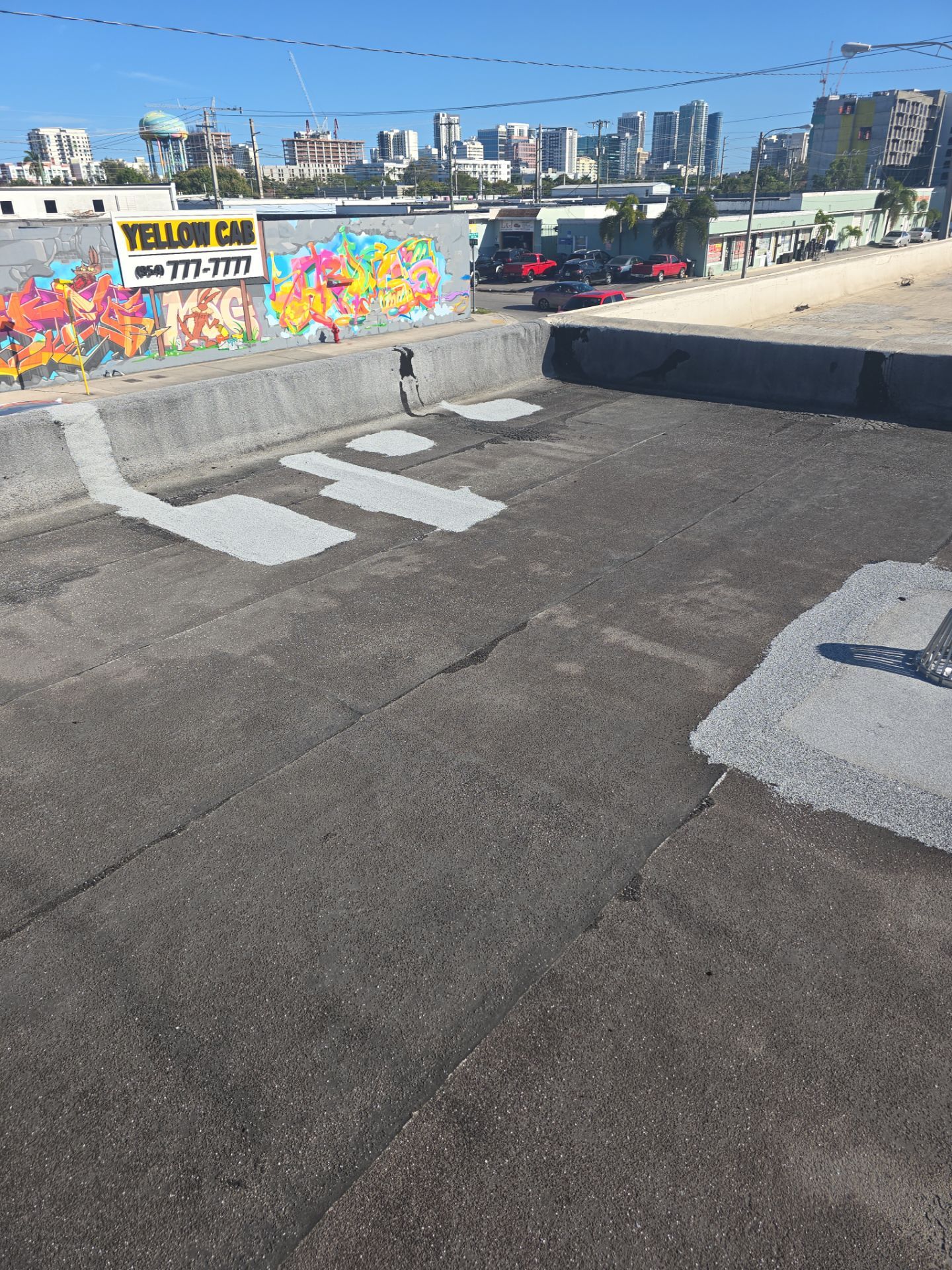 Flat Roof Repair on Commercial building in Fort Lauderdale by Aastro Roofing