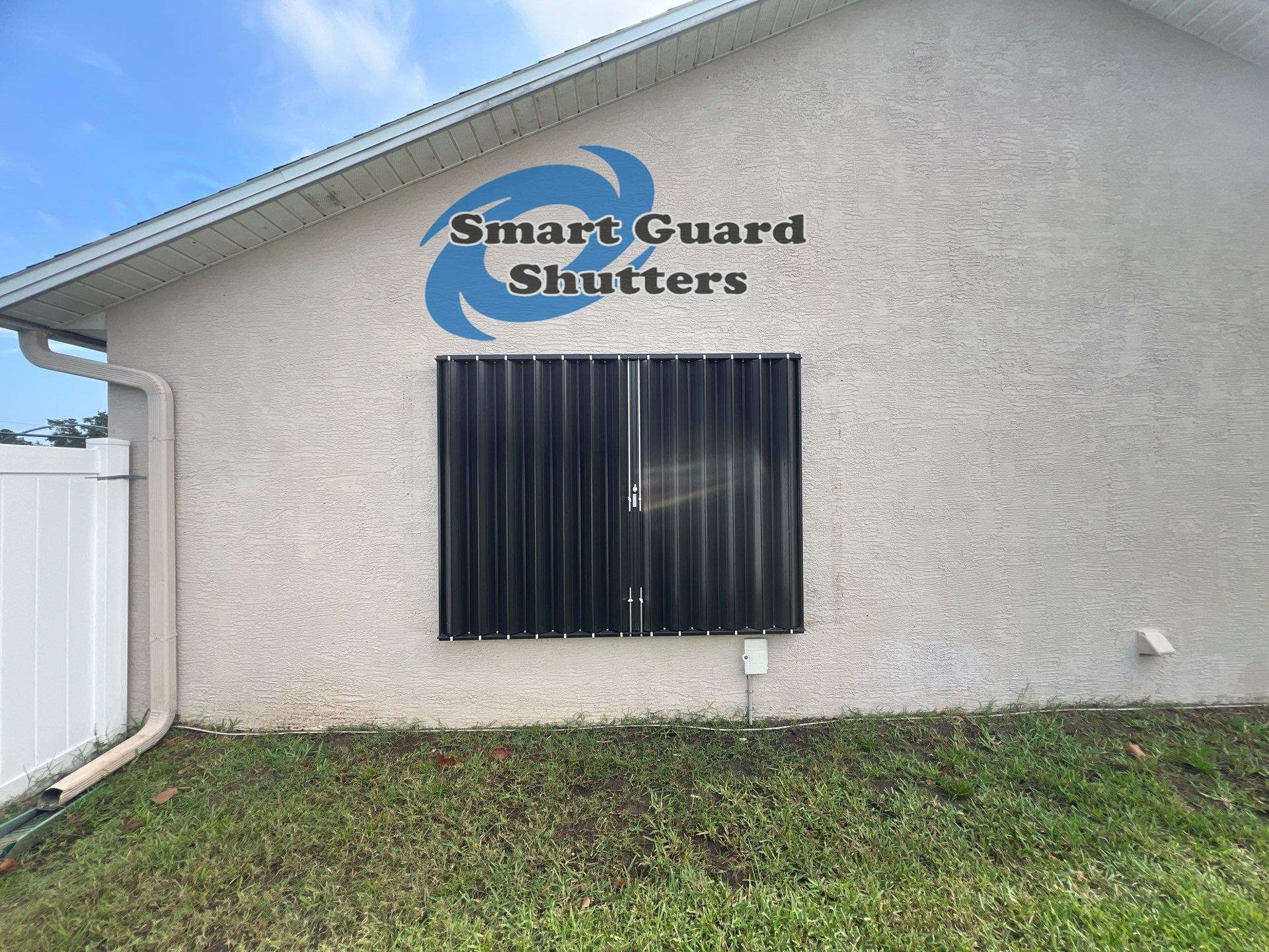 Hurricane Protection in Bronze by Smart Guard Shutters