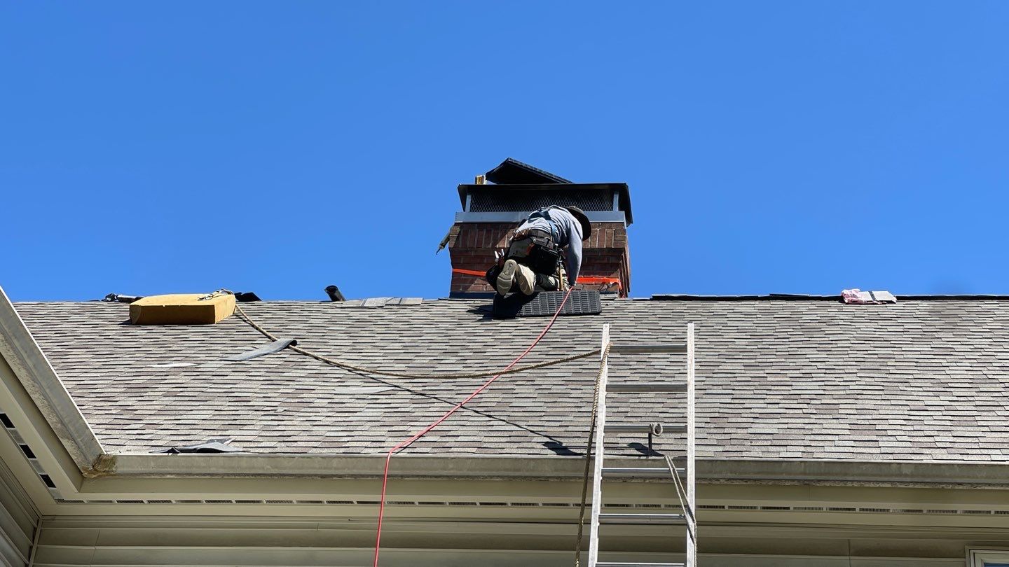 Veterans Helping Veterans – Full Roof Transformation with Owens Corning Driftwood! by Sensible Home Solutions
