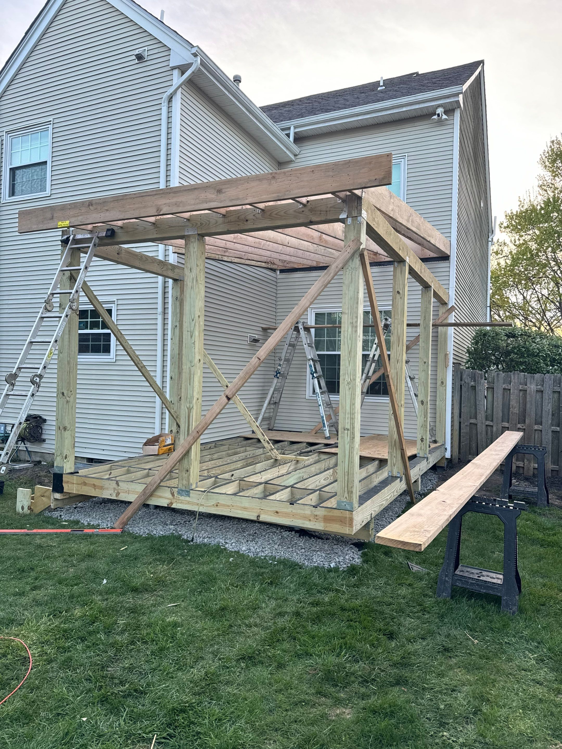 New Deck with Screened Porch by deck guardian