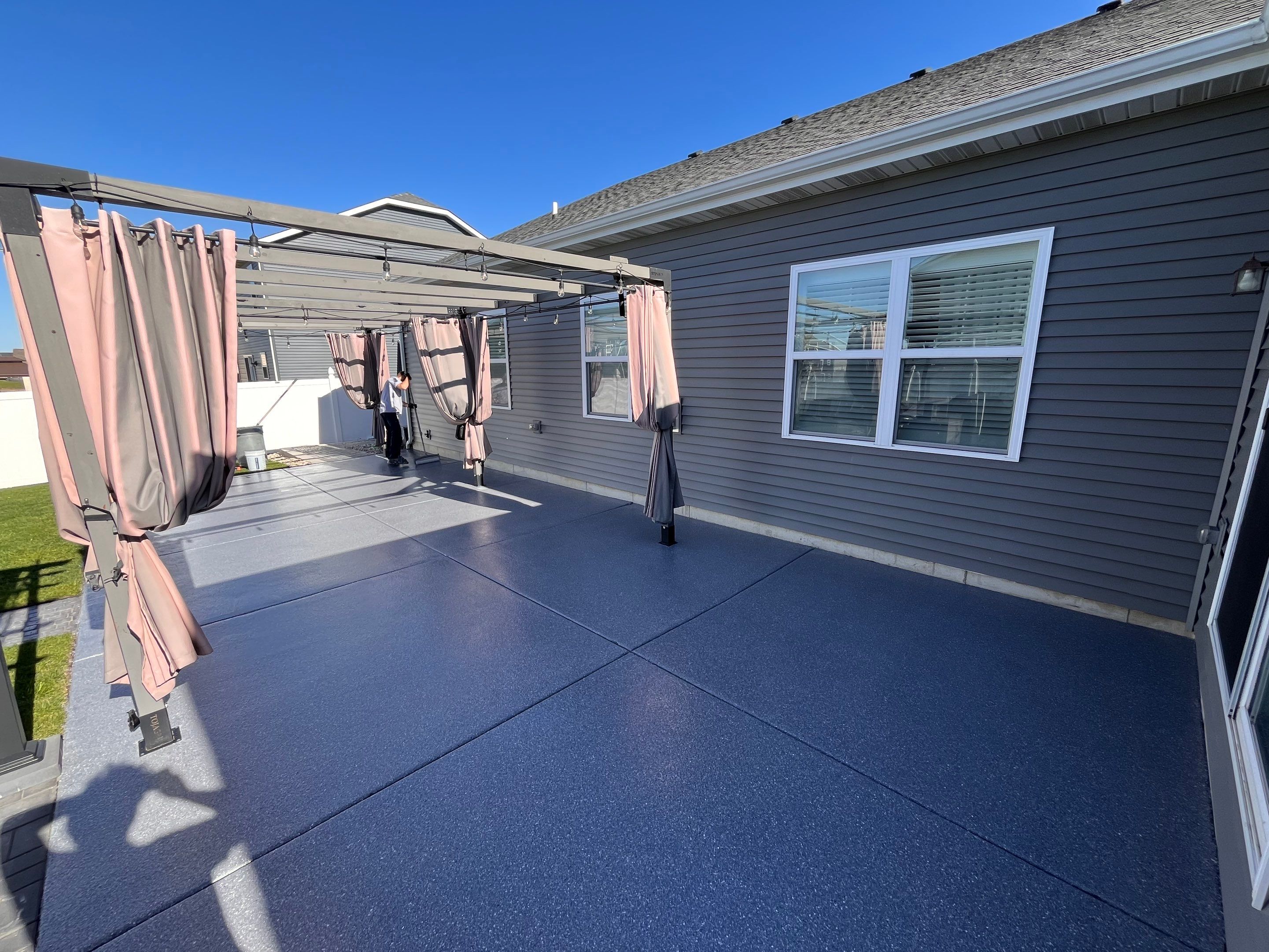 Basalt Outdoor Concrete Coating by Level 10 Coatings