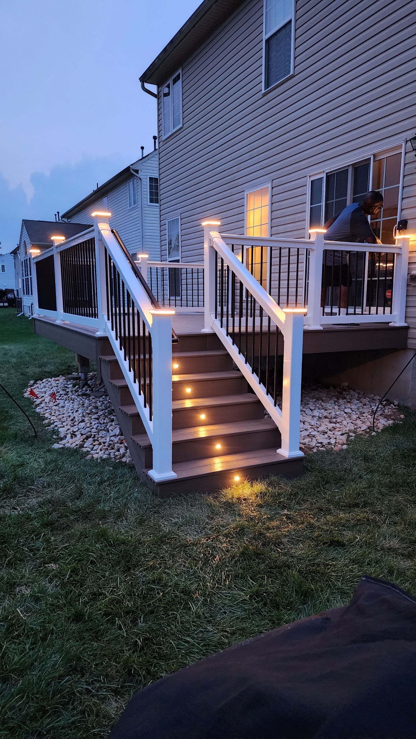 New Deck Using Deckorators Venture Decking by deck guardian