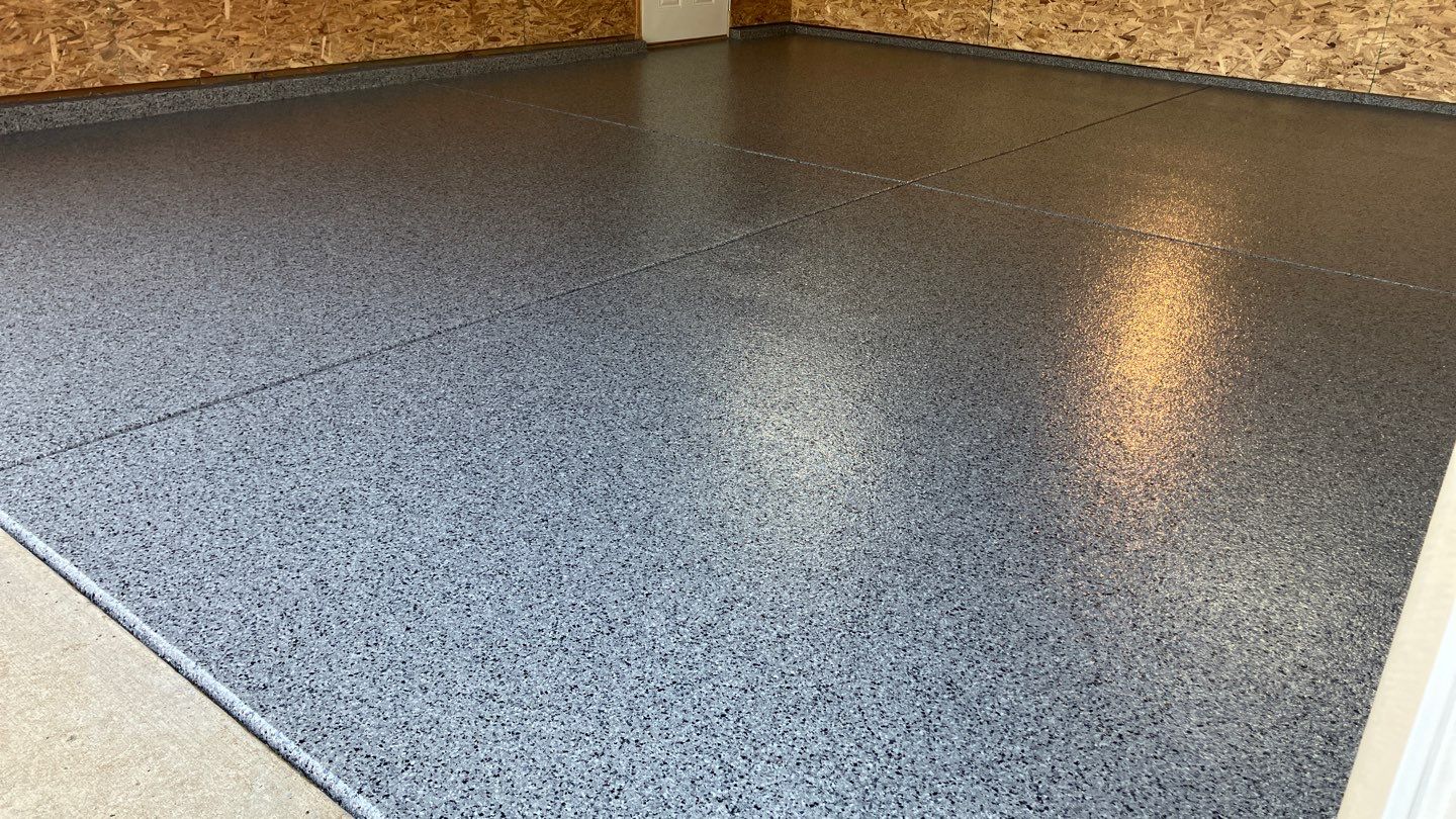 Garage Floor Coating in South Bend! by Innovative Spaces / Innovative Concrete Coatings