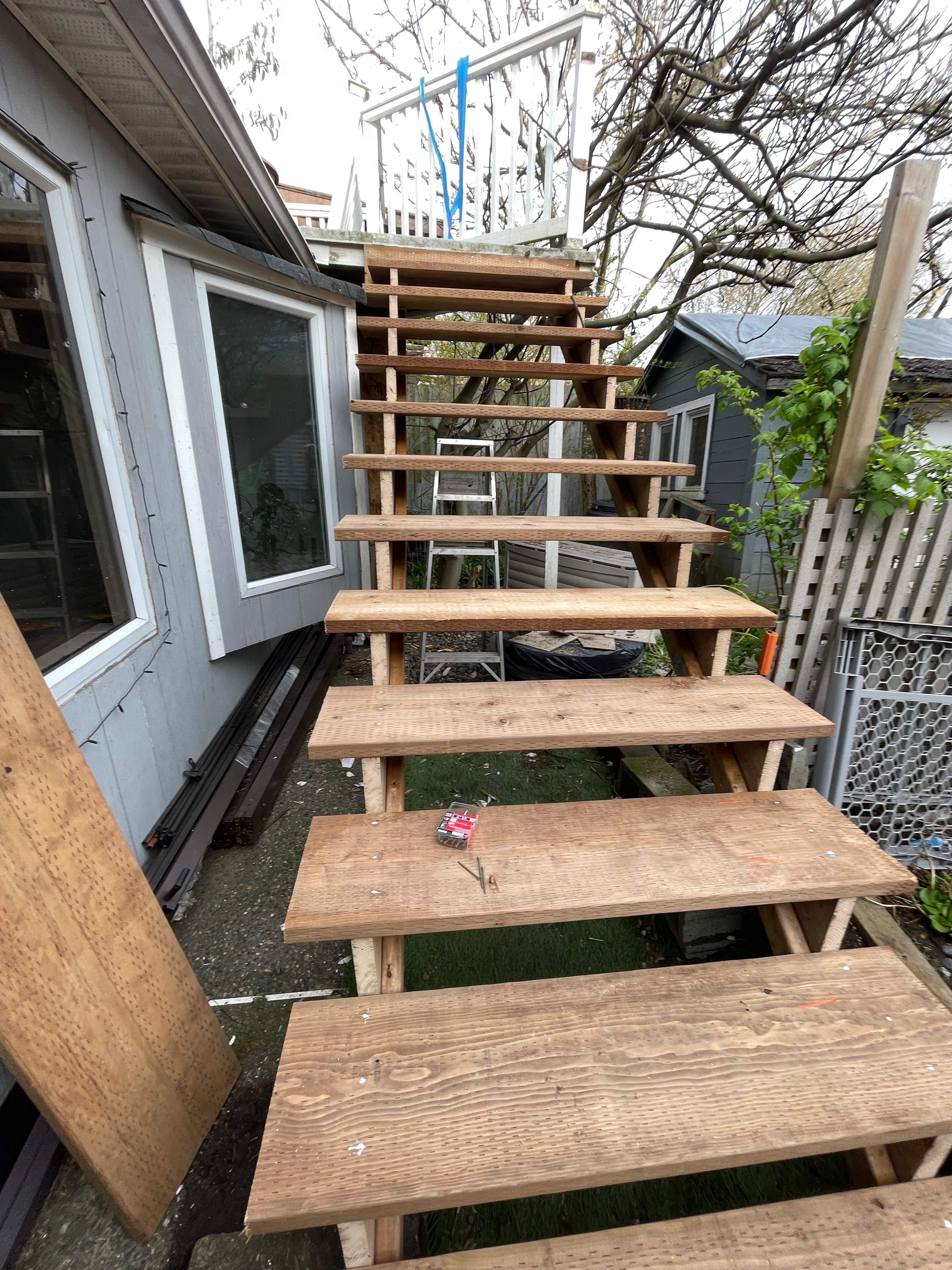 New Deck & New Set Of Stairs by YVR Construction Group