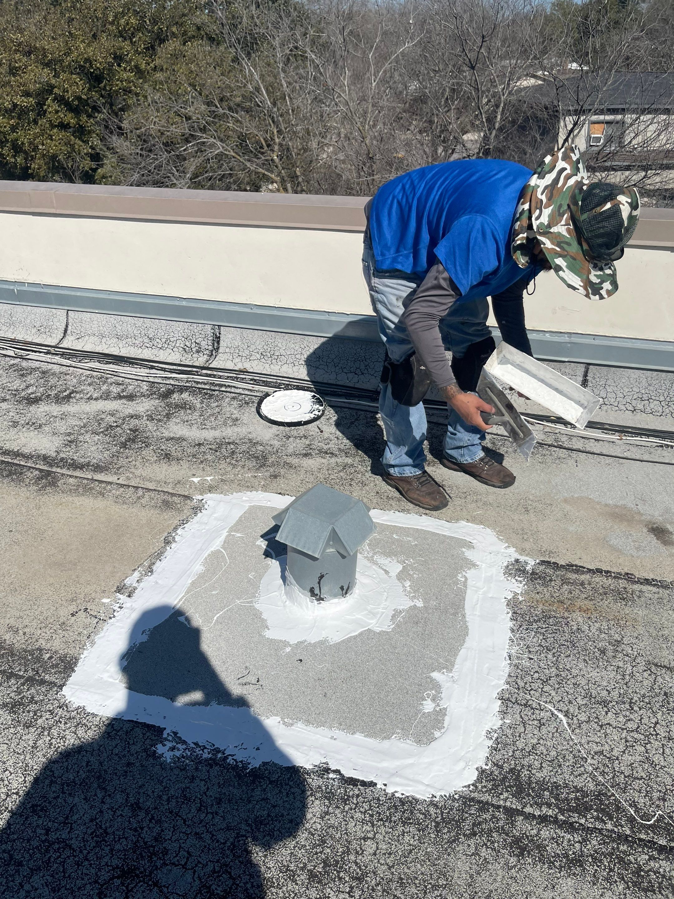 Commercial Roofing Repair using Mulehide Roofing Products by Premier Roofing and Contracting