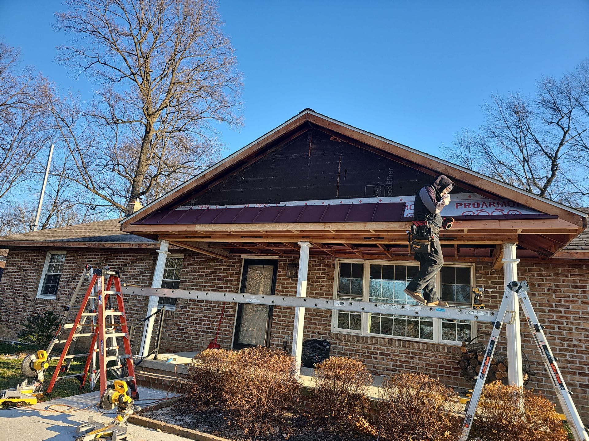 Custom Porch & Exterior Remodel in Hanover, PA | Bealing Roofing & Exteriors by Bealing Roofing & Exteriors