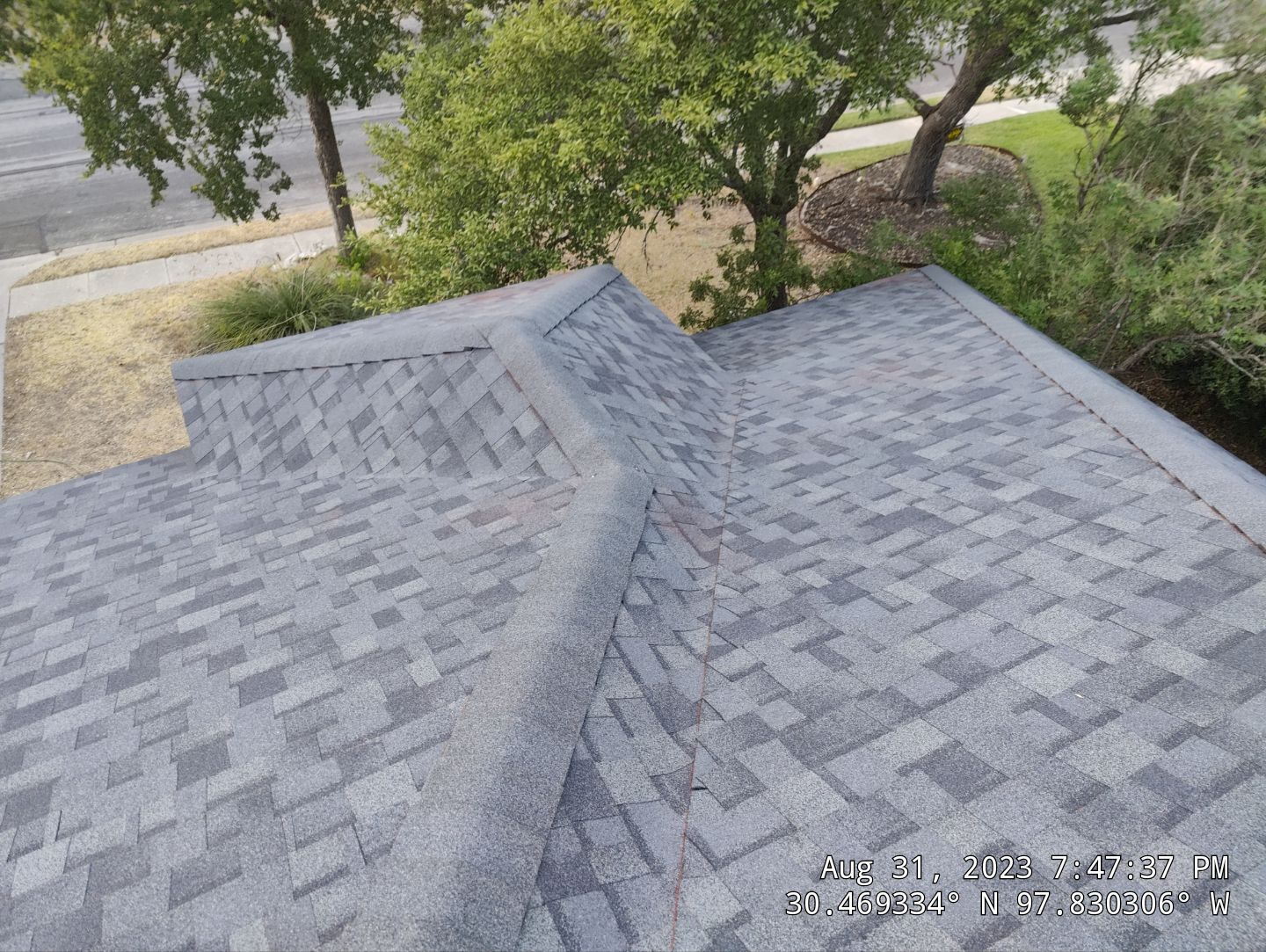 Residential Roofing Installation using Owens Corning TruDef Estate Gray by DeZign Roofing & Exteriors