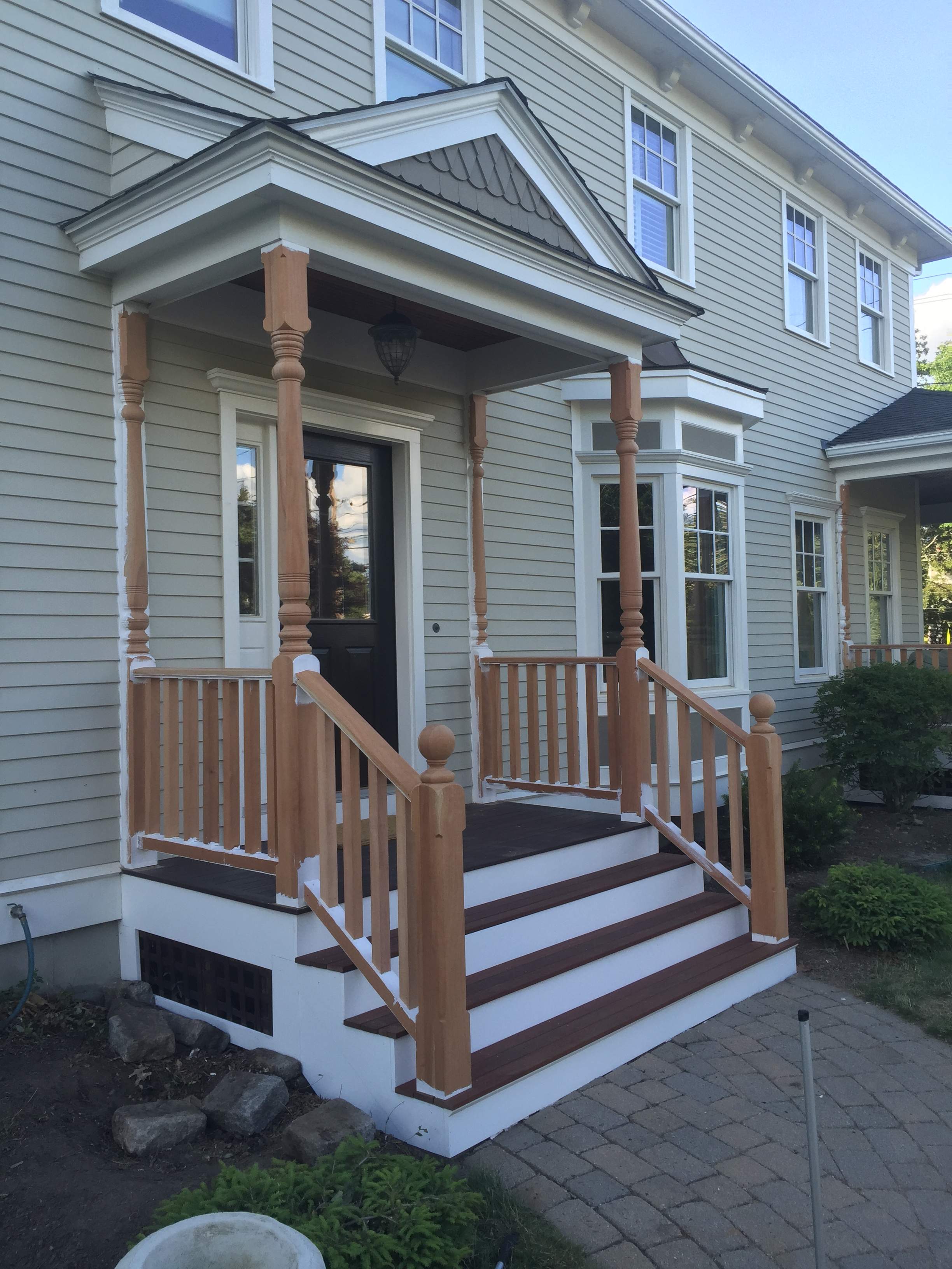 Porch/Deck Construction using Red Cedar by UBrothers Construction