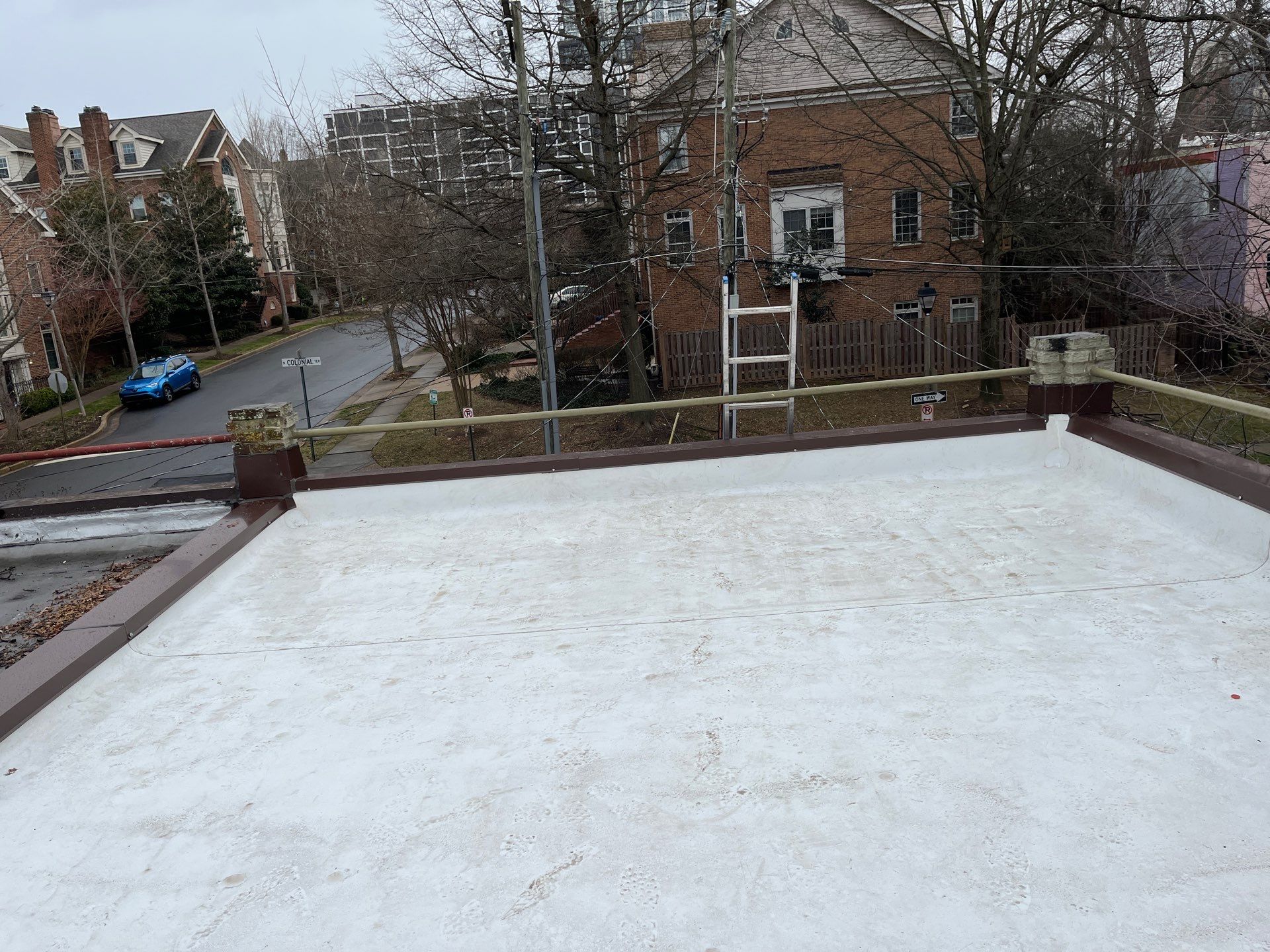 Arlington Flat TPO Roof Installation by RM Banning, Inc.