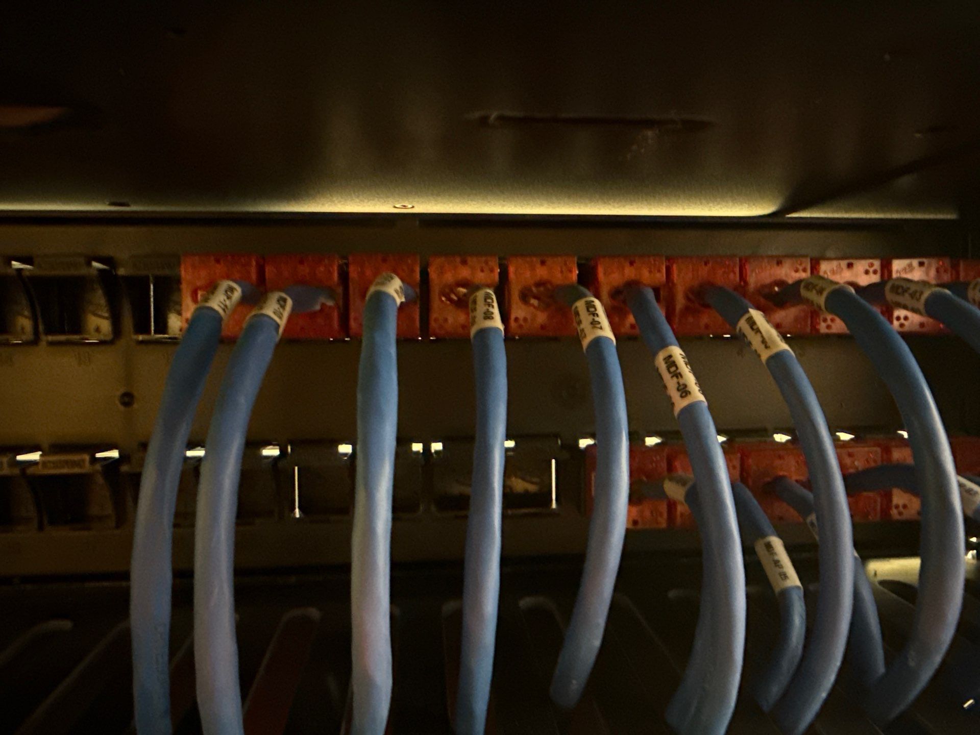 Structured Network Cabling Project in Temecula by Ring and Ping Inc.