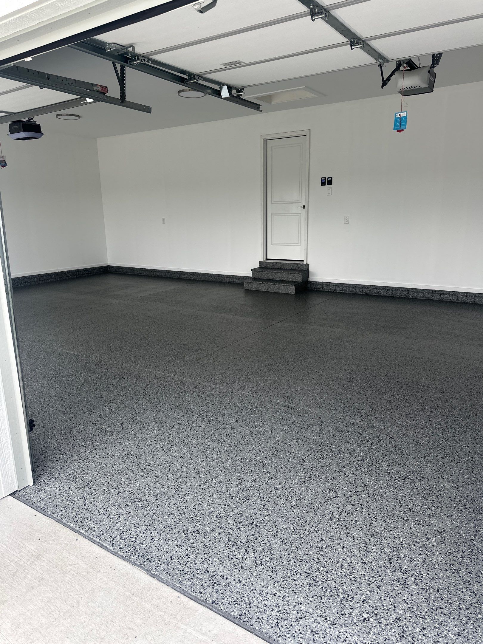 New Garage - Perfect Timing Before 🏈 Season! by Revival Concrete Coatings