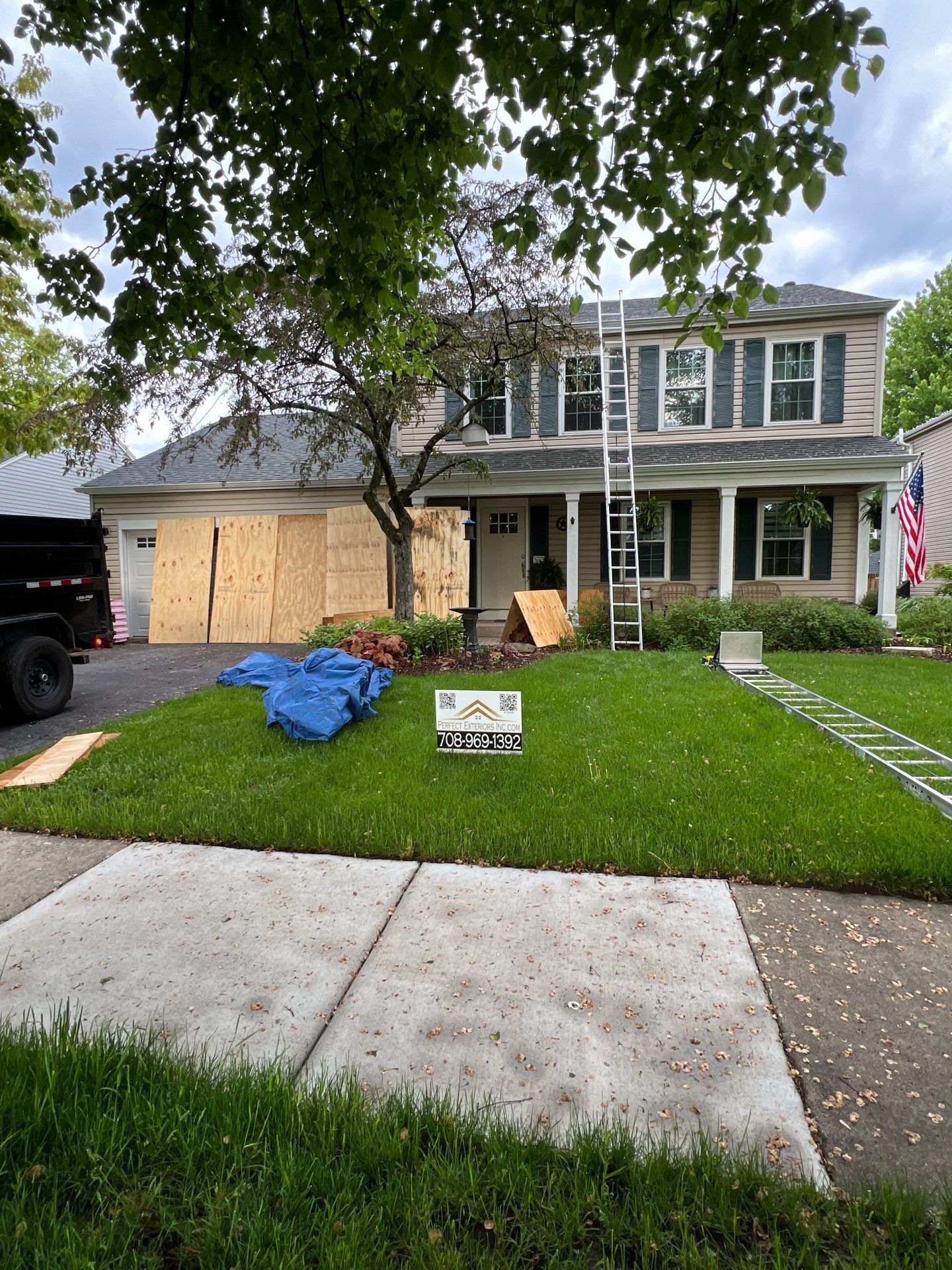 Residential Roofing Installation using Owens Corning  by Perfect Exteriors Inc. 