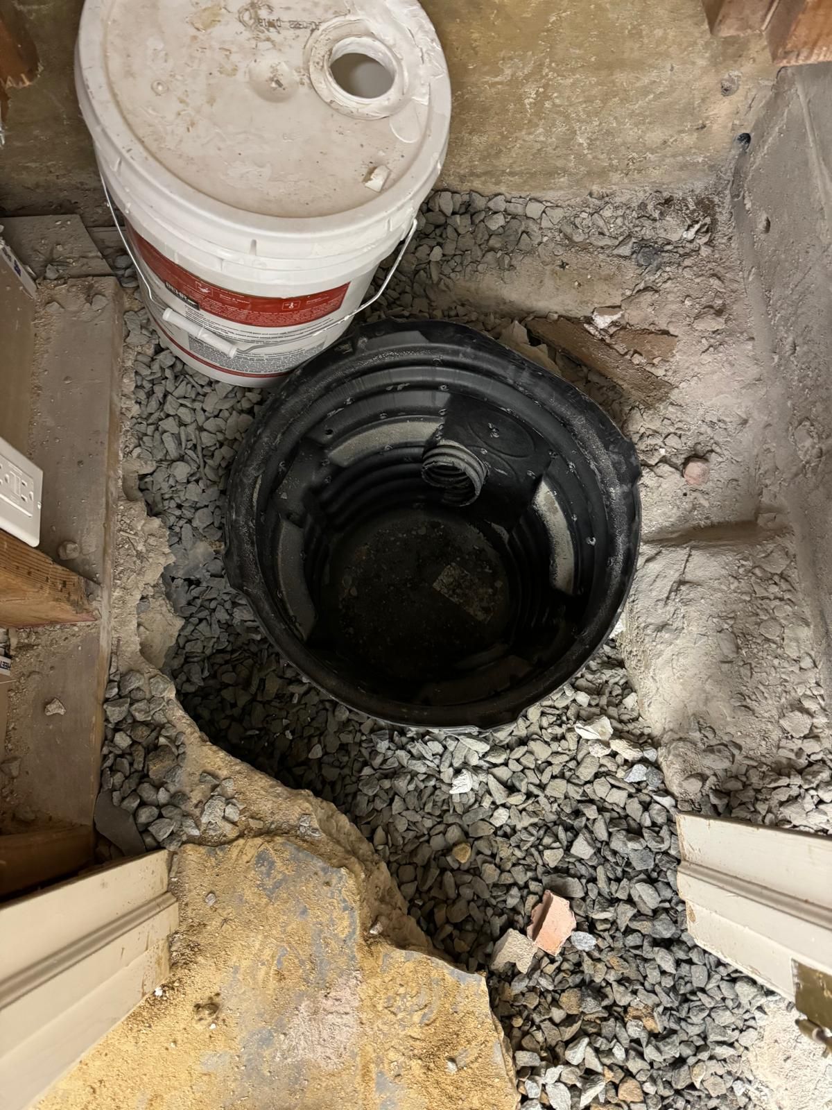 Interior French Drain Basking Ridge NJ by Pure Service Pro, LLC 