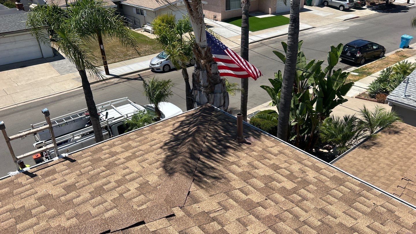 San Diego Residential Roof Replacement and Fascia Wood Repair by Reliable Roofing San Diego Inc.