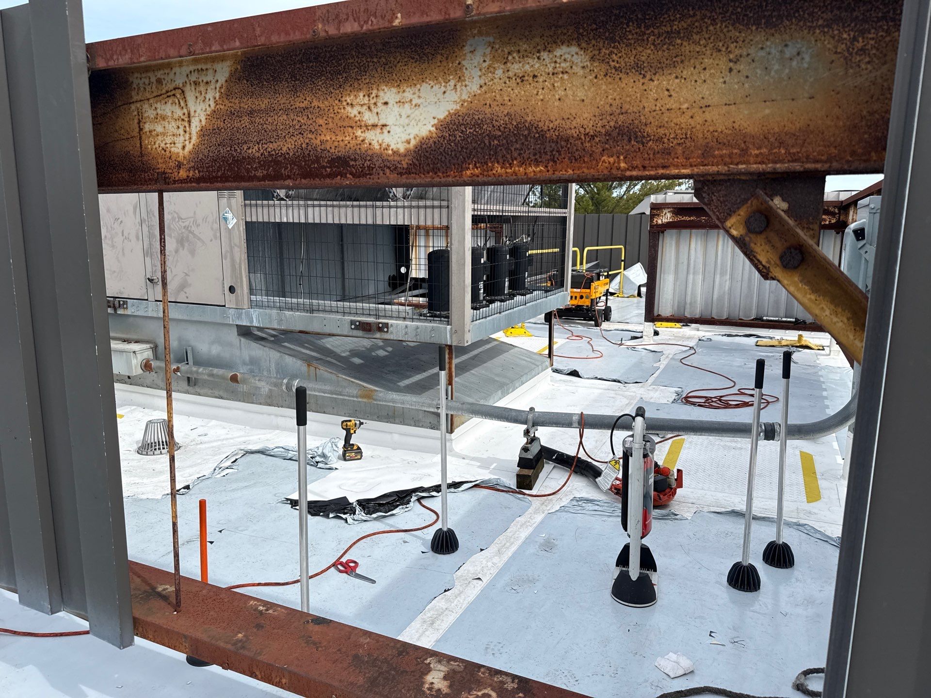 Commercial Roof Replacement – TPO Rhinobond System Installed at TD Bank by All Site Roofing
