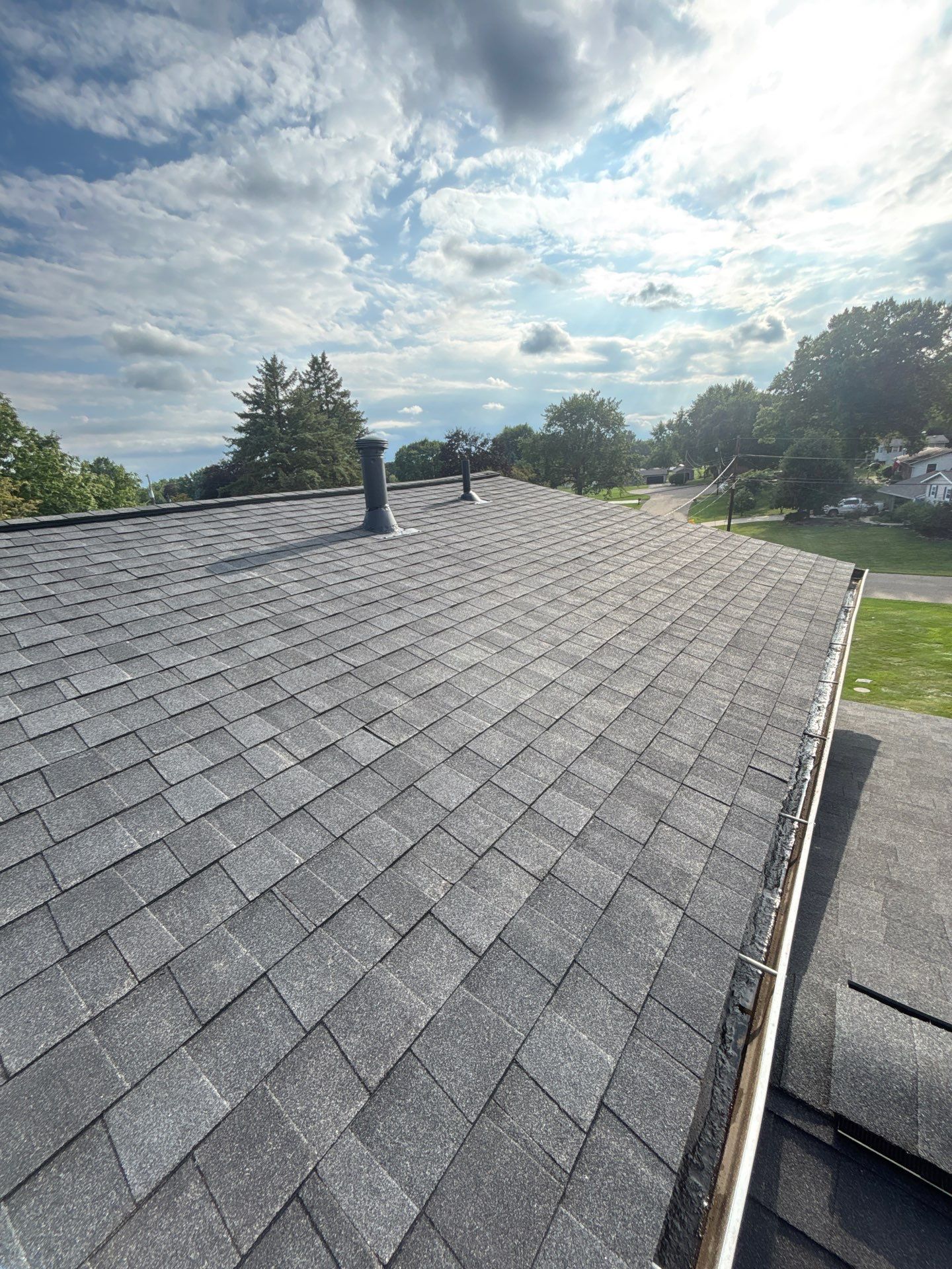 Aaron F: Atlas Pinnacle, Color, Black Shadow, Drip Edge, Color, Black by Eagle Eye Roofing