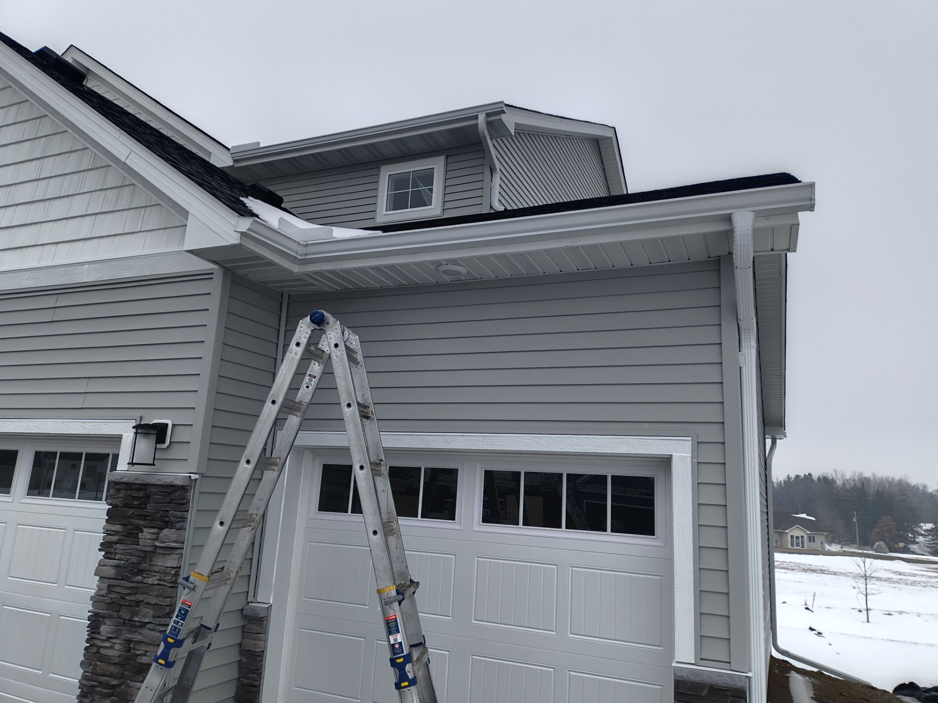 Residential Seamless Gutter and Downspout Installation in Buffalo by Next Level Seamless Gutters / Exteriors Inc.
