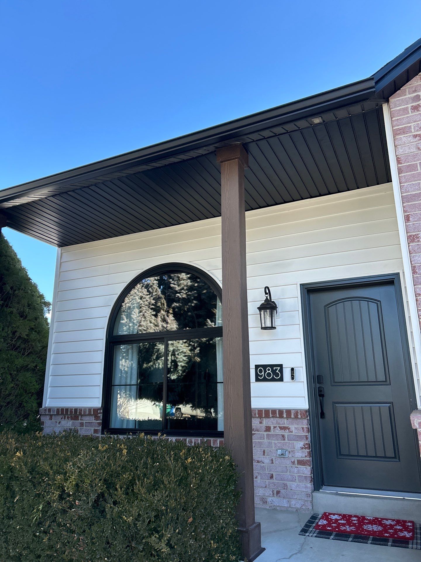 Orem | Premium Insulated Exterior Upgrade | Crisp White & Iron Gray by Ideal Siding Utah