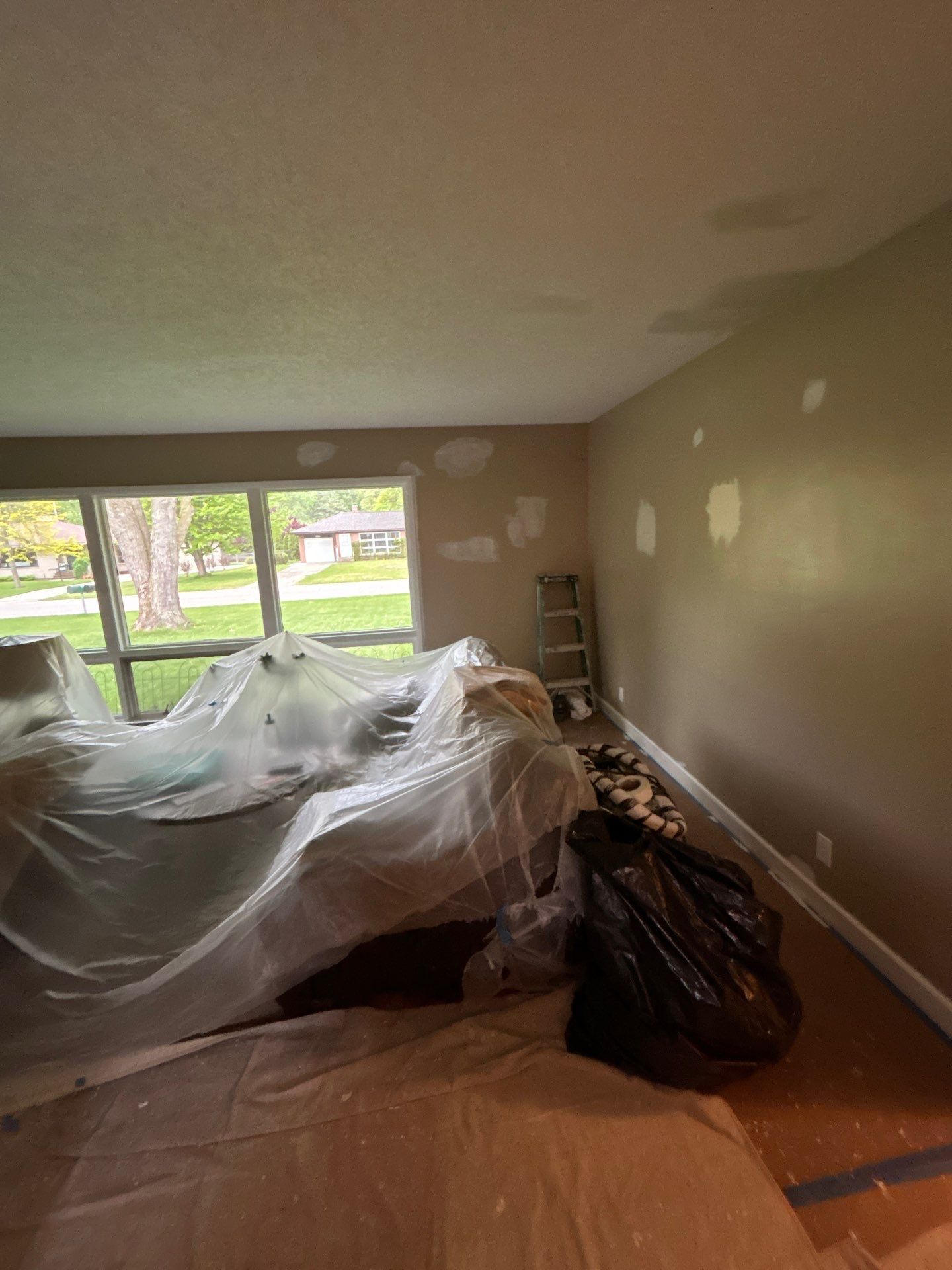 Repaint rooms, and Wallpaper install. by Gordon Painting