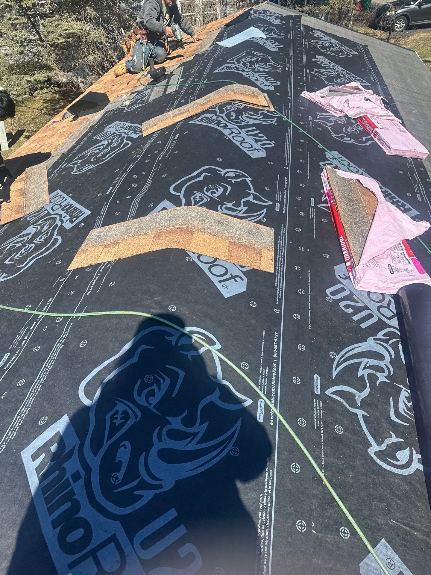 New Roof in Pleasant Valley NY  by roberts roofing