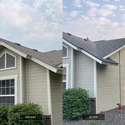 Meridian ID, Residential Roofing Installation using Owens Corning Duration in Driftwood