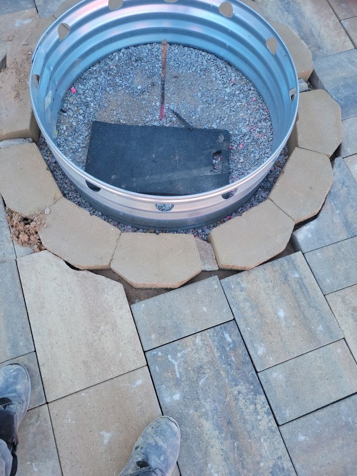 Outdoor kitchen by Clays Services Inc