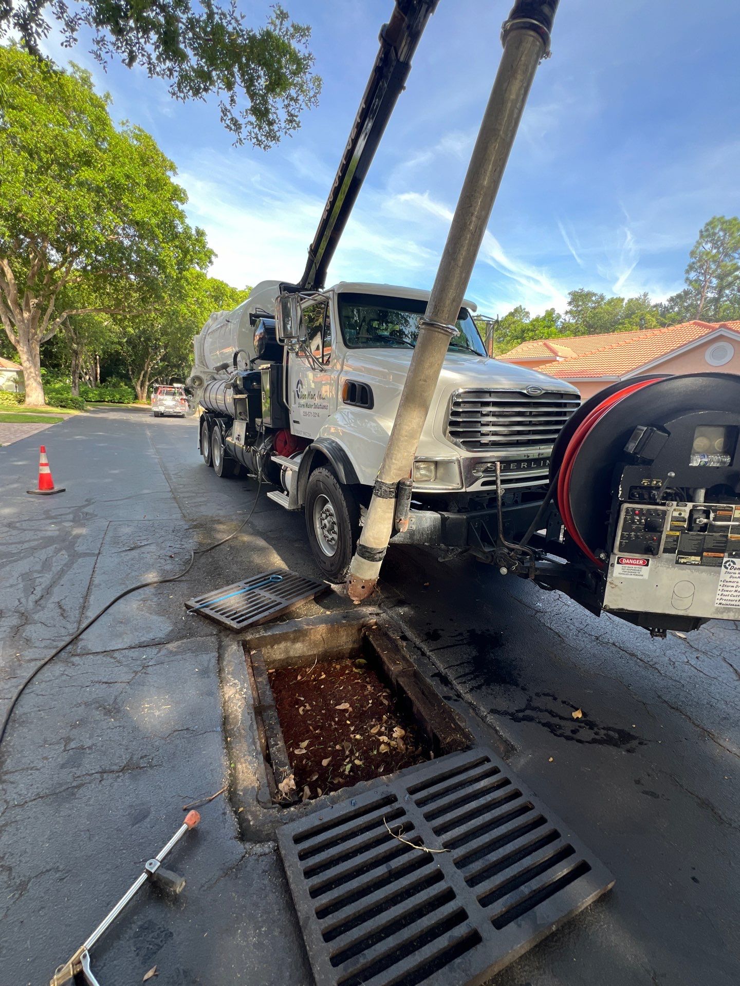 Naples Community Stormwater Catch Basin Cleaning by Don Mar, Inc. Storm Water Solutions