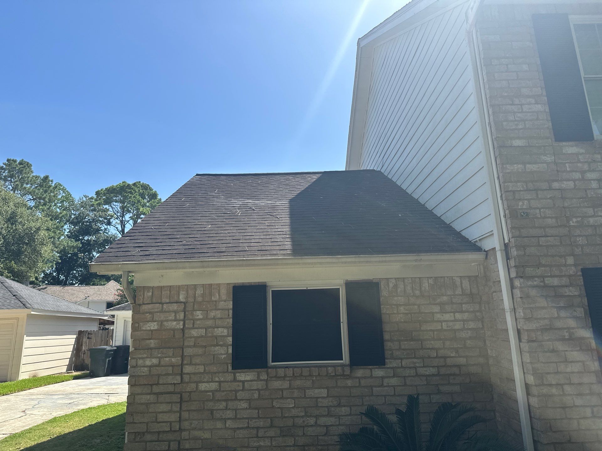 Architectural Shingle Roof — Two-Story Colonial in Spring, TX by PL Roofing & SB Roofing, LLC.