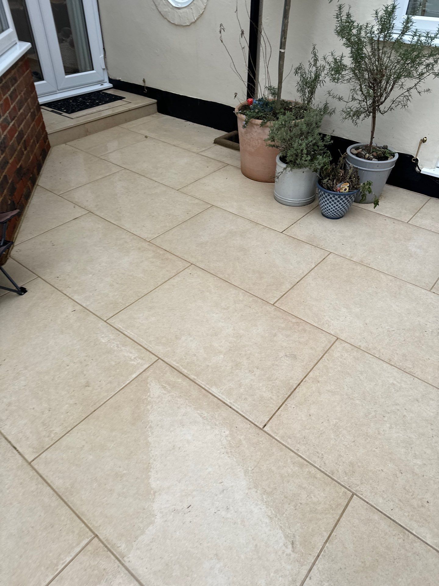Roof and Patio Cleaning using Honda 15lpm Low Pressure Washing Machine by Ges Exterior Cleaning ltd