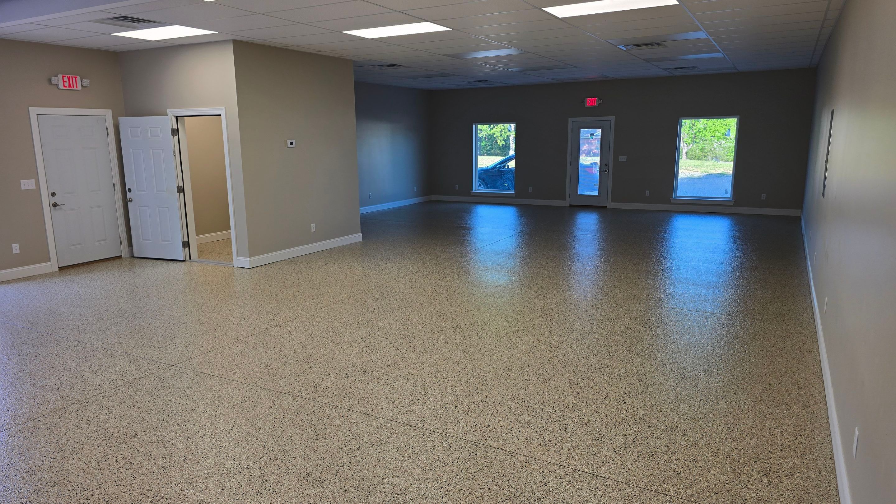 Garage Using Flake by Elite Floor Solutions