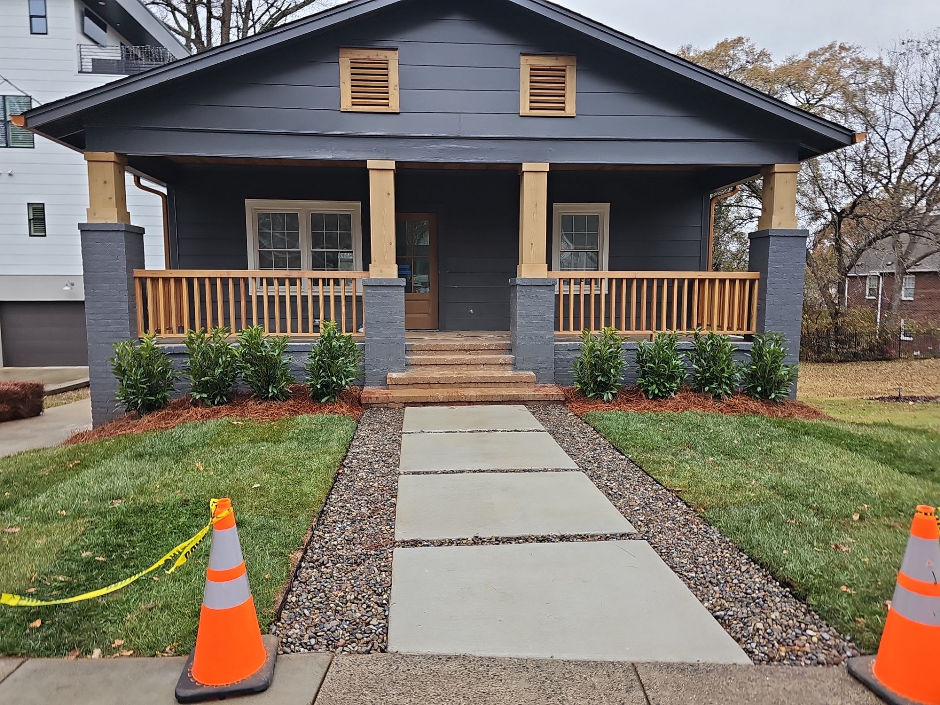 Residential Landscape Project Design/Build - (Custom Builder) by Carolina-Metro Landscape, Inc