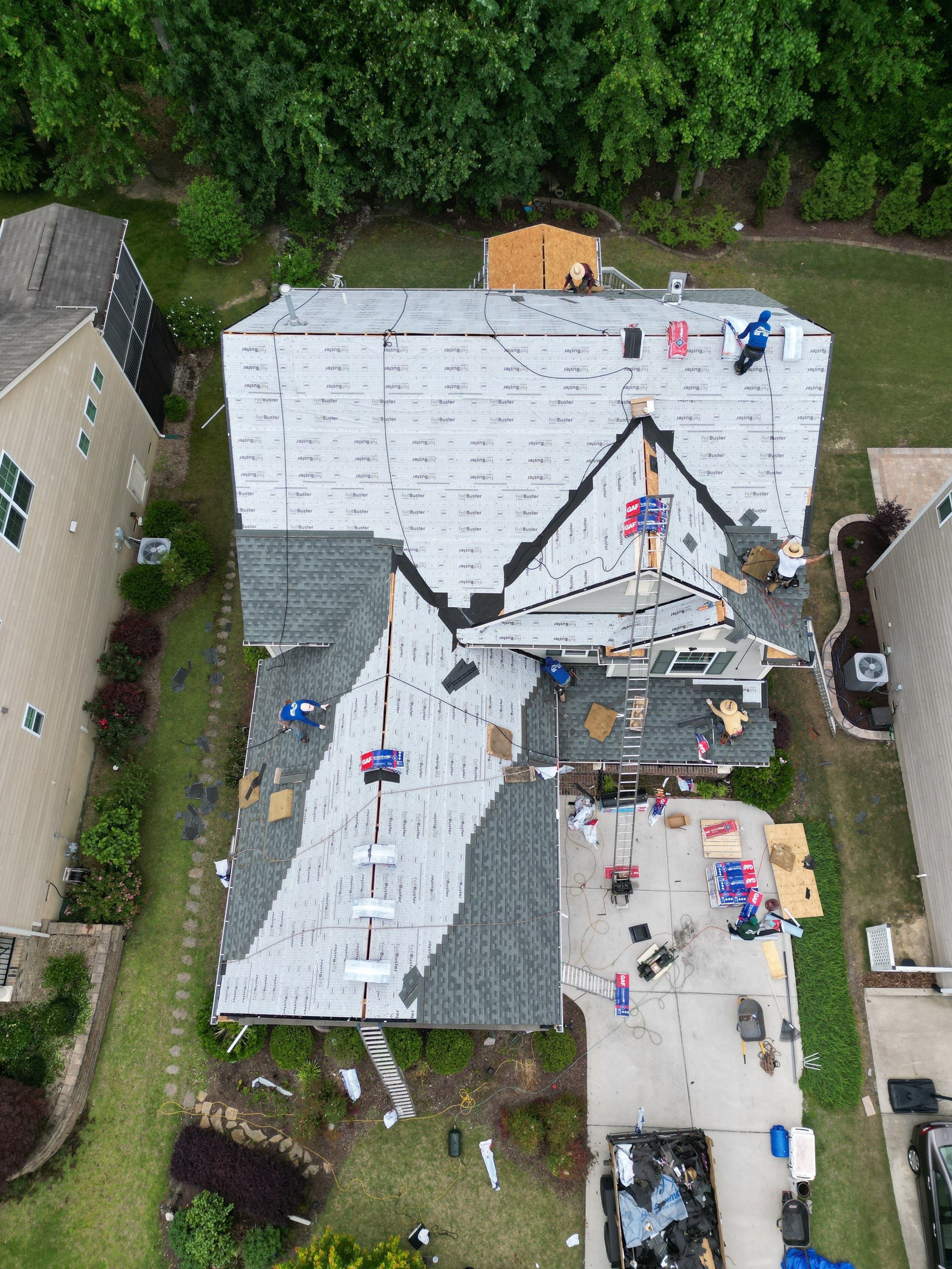 Roof Replacement - GAF Timberline HDZ Slate  by Pro Performance Roofing