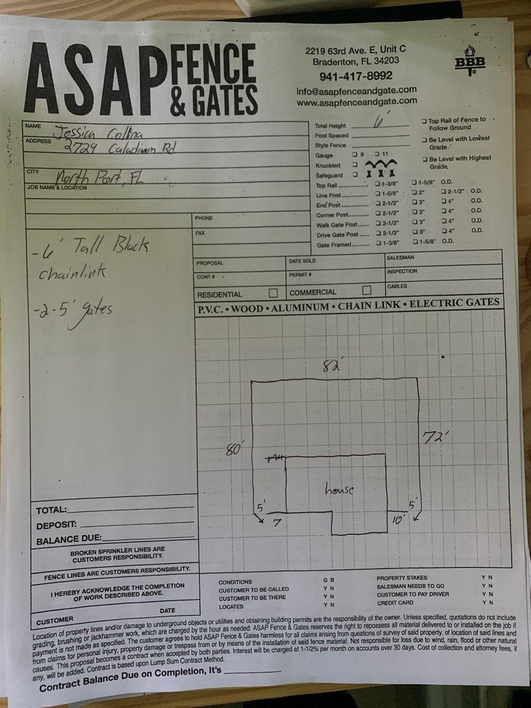 Chain-link Fence Installation using Chain-link Fence by Asap fence and gates, LLC