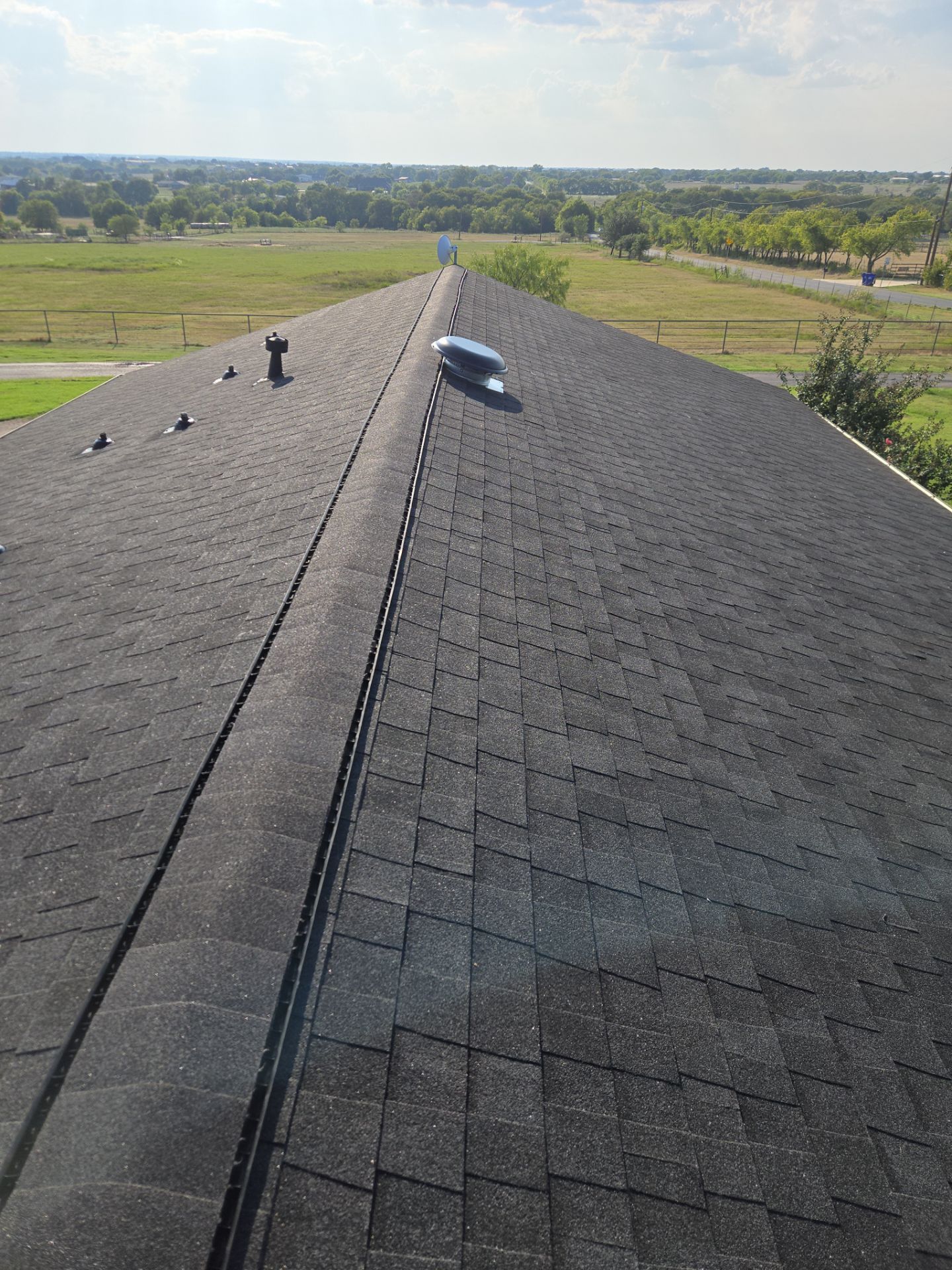 Project in Justin by Lonestar Roofing and Restoration LLC.