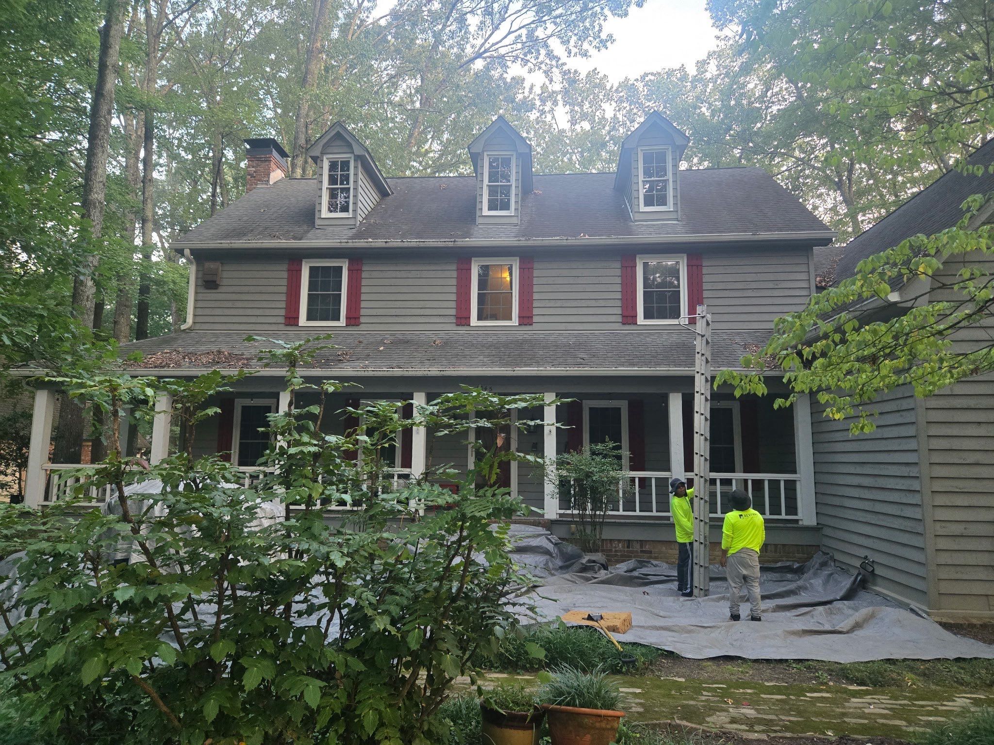 Collierville Roof Replacement Following Major Tree Impact Damage with interior repairs by Revival Roofing Services