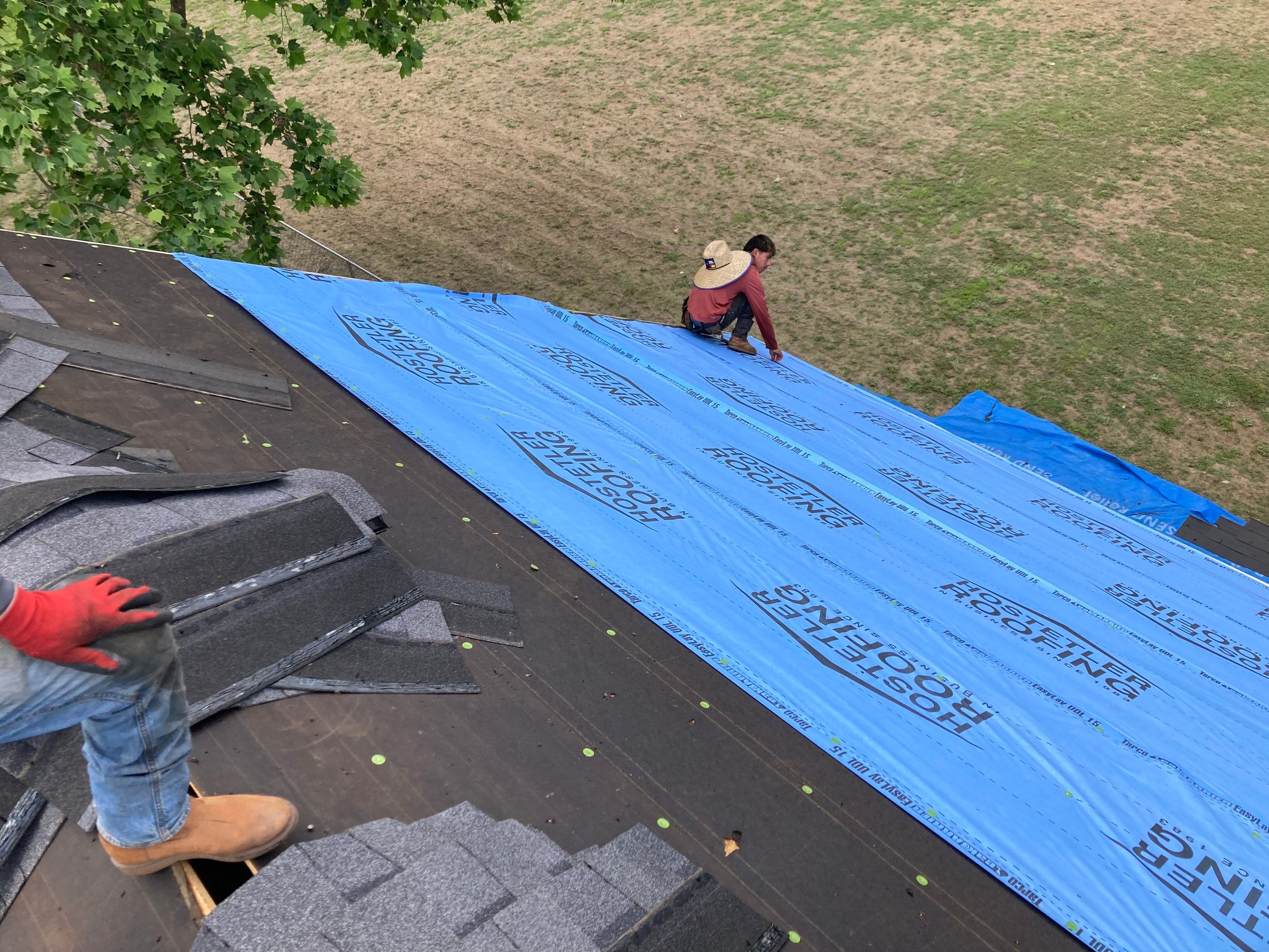 Residential Shingle Reroof using Malarkey Vista by Hostetler Roofing