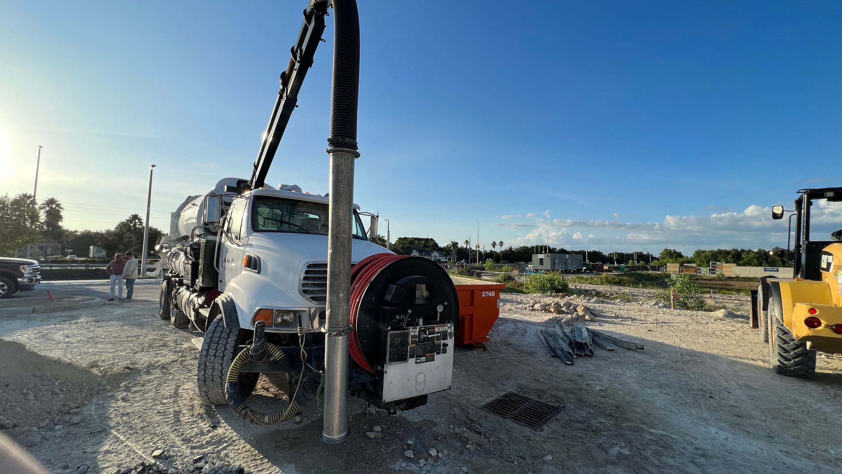 New Construction Storm Drain System Cleaning by APS Power & Water