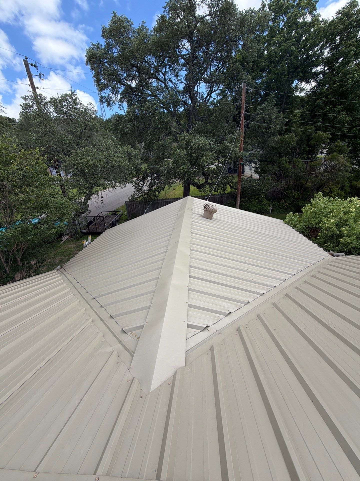 Residential Metal Roof Replacement and Custom Fascia Repair in Kerrville by Rich the Roofer LLC